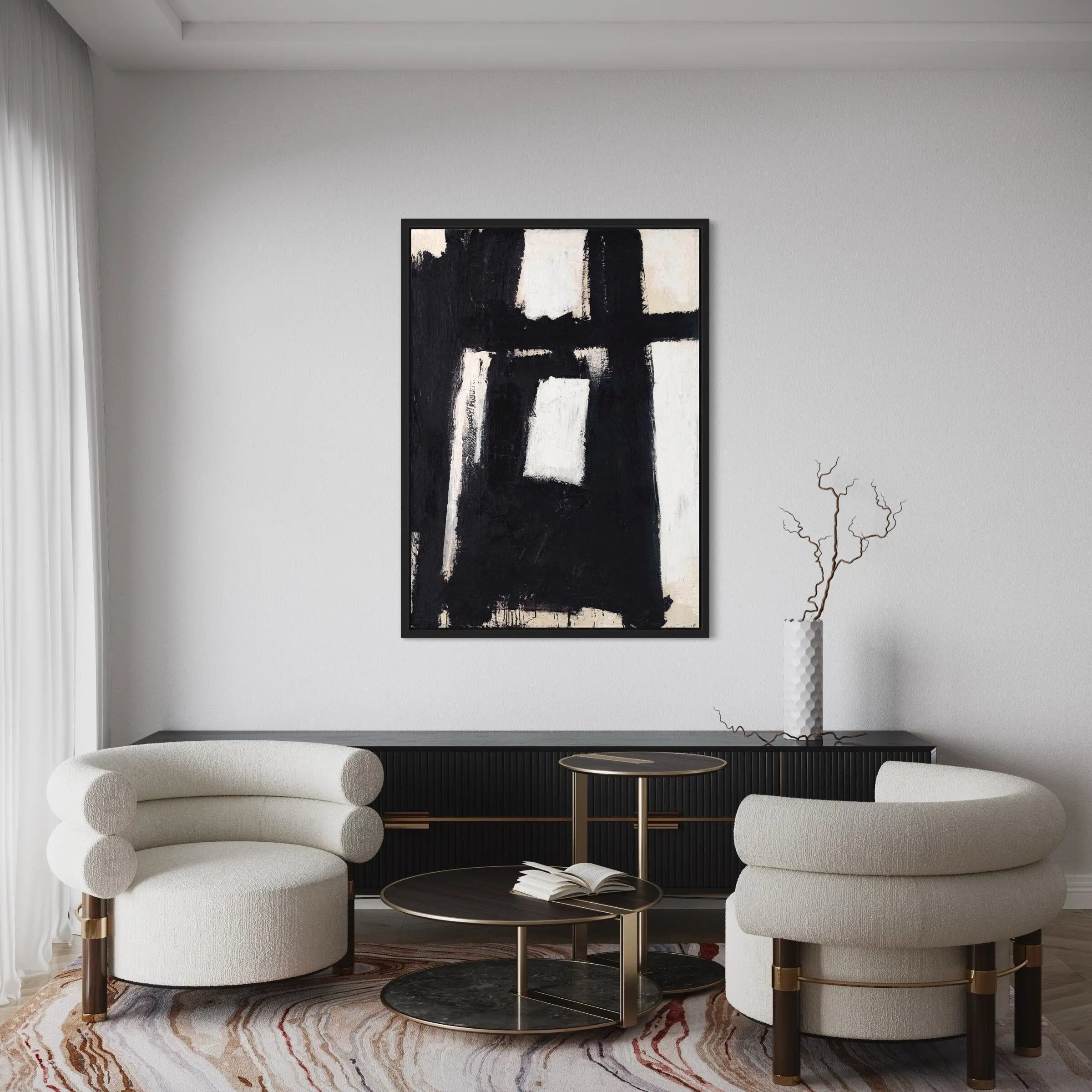 Franz Kline Third Avenue, 1954 Canvas Art | Poster Print Canvastoria