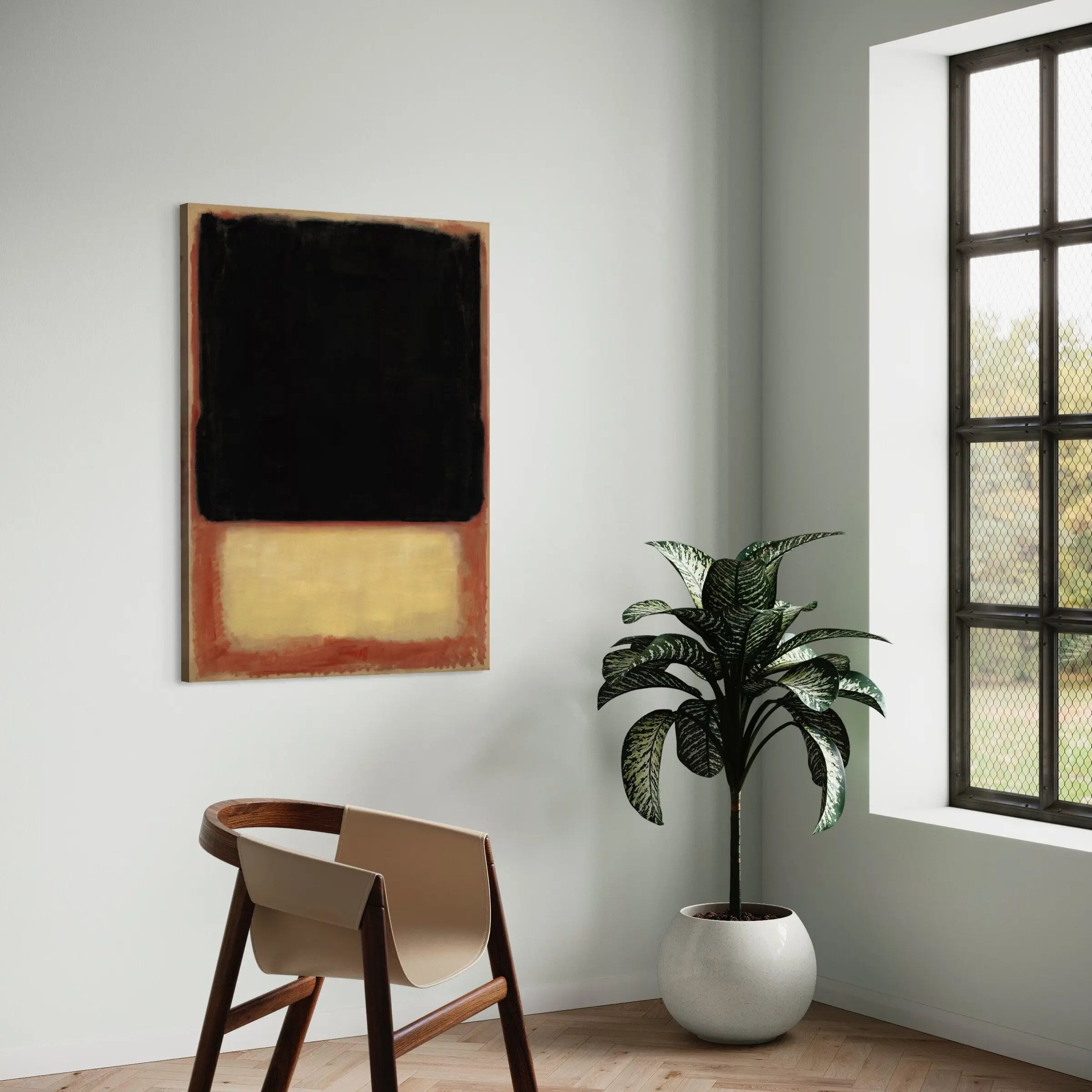 Mark Rothko No. 7 (Dark Over Light), 1954 Canvas Art | Poster Print Canvastoria