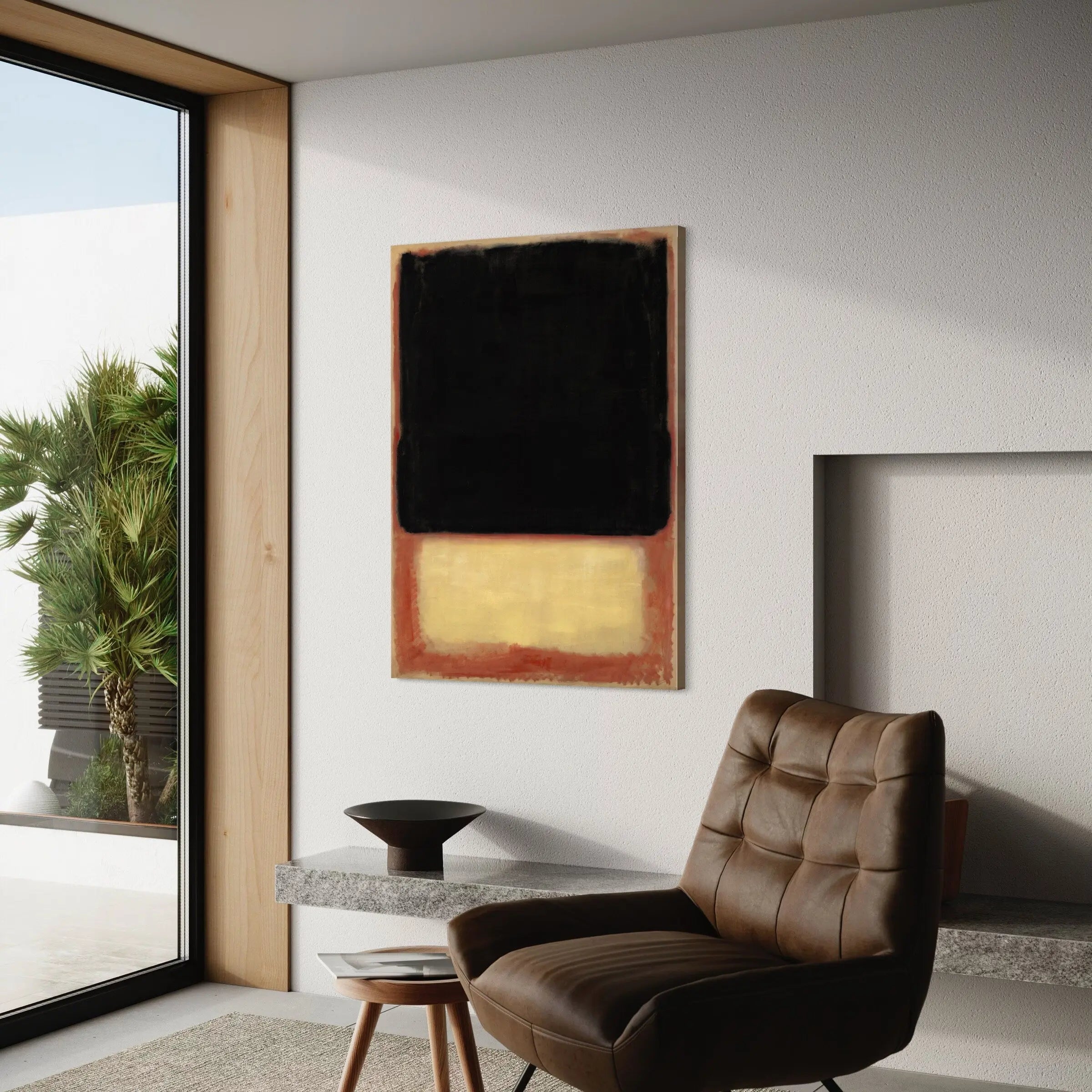 Mark Rothko No. 7 (Dark Over Light), 1954 Canvas Art | Poster Print Canvastoria