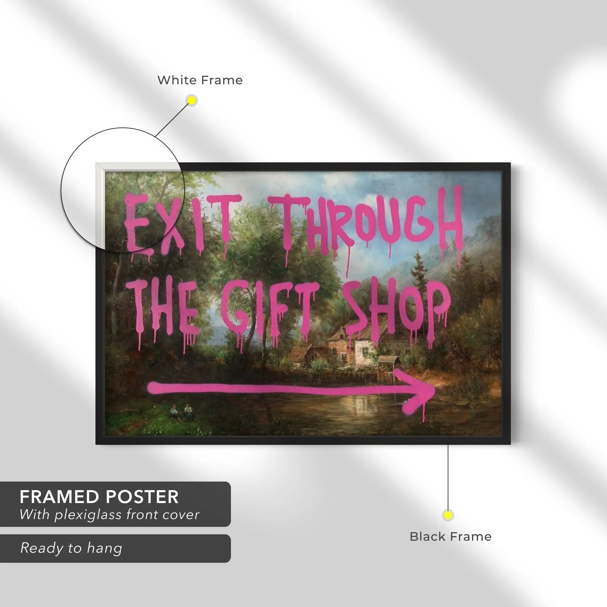 Banksy ‘Exit Through The Gift Shop’ Canvas Art | Poster Print Canvastoria