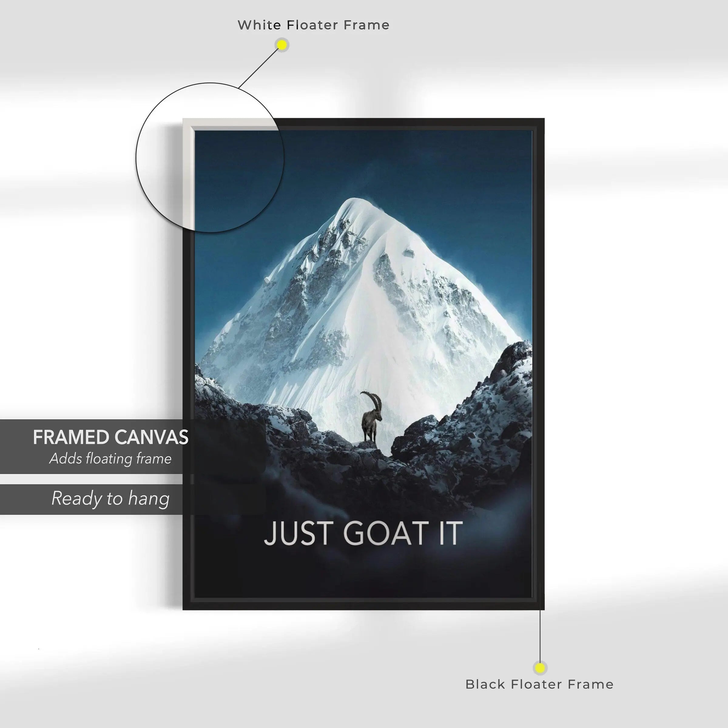 Just Goat It Canvas Wall Art/Poster Print Canvas Art | Poster Print Canvastoria