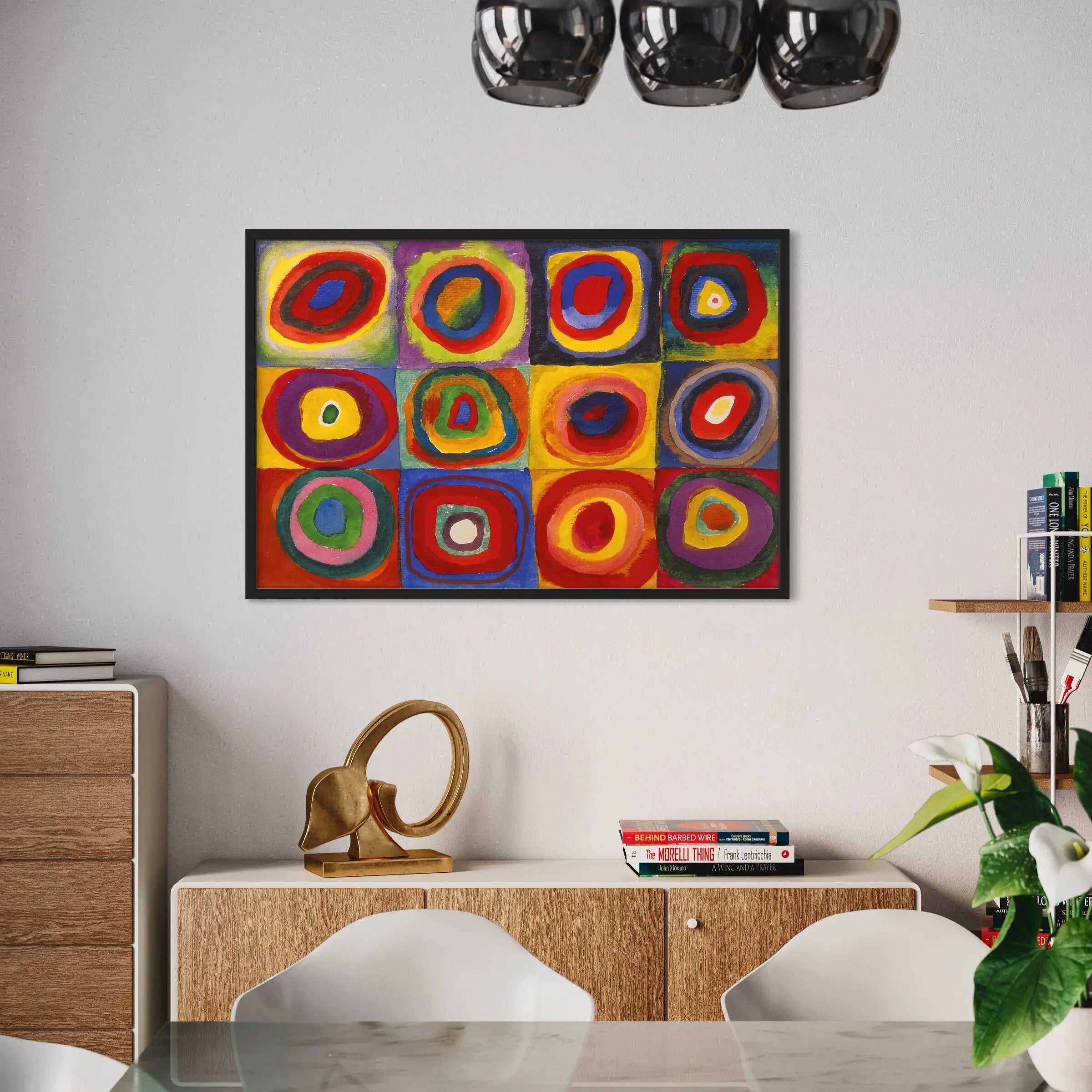 Wassily Kandinsky Color Study: Squares with Concentric Circles Canvas Art | Poster Print Canvastoria