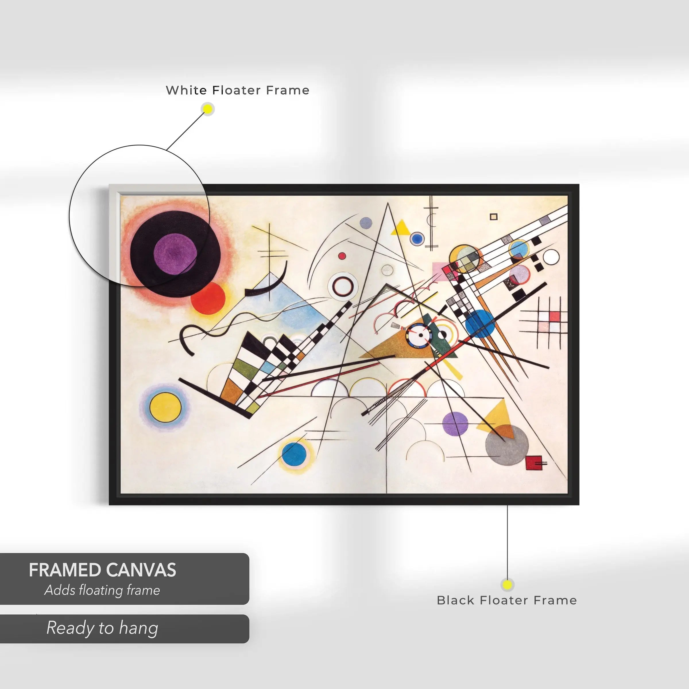 Wassily Kandinsky Composition VIII 1923 Canvas Art | Poster Print Canvastoria
