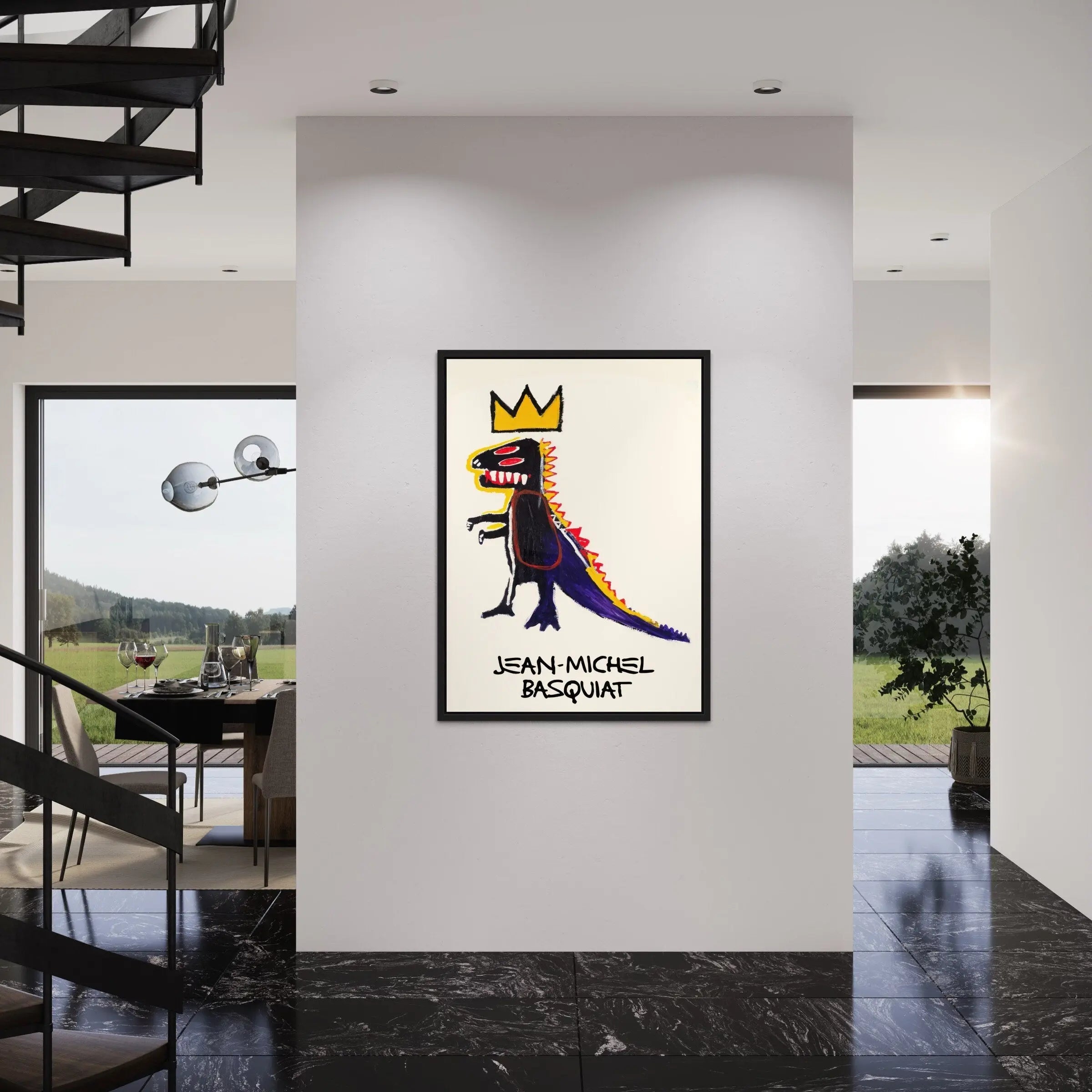 Jean-Michel Basquiat 'Pez Dispenser 1997' Estate Canvas Art | Poster Print Canvastoria