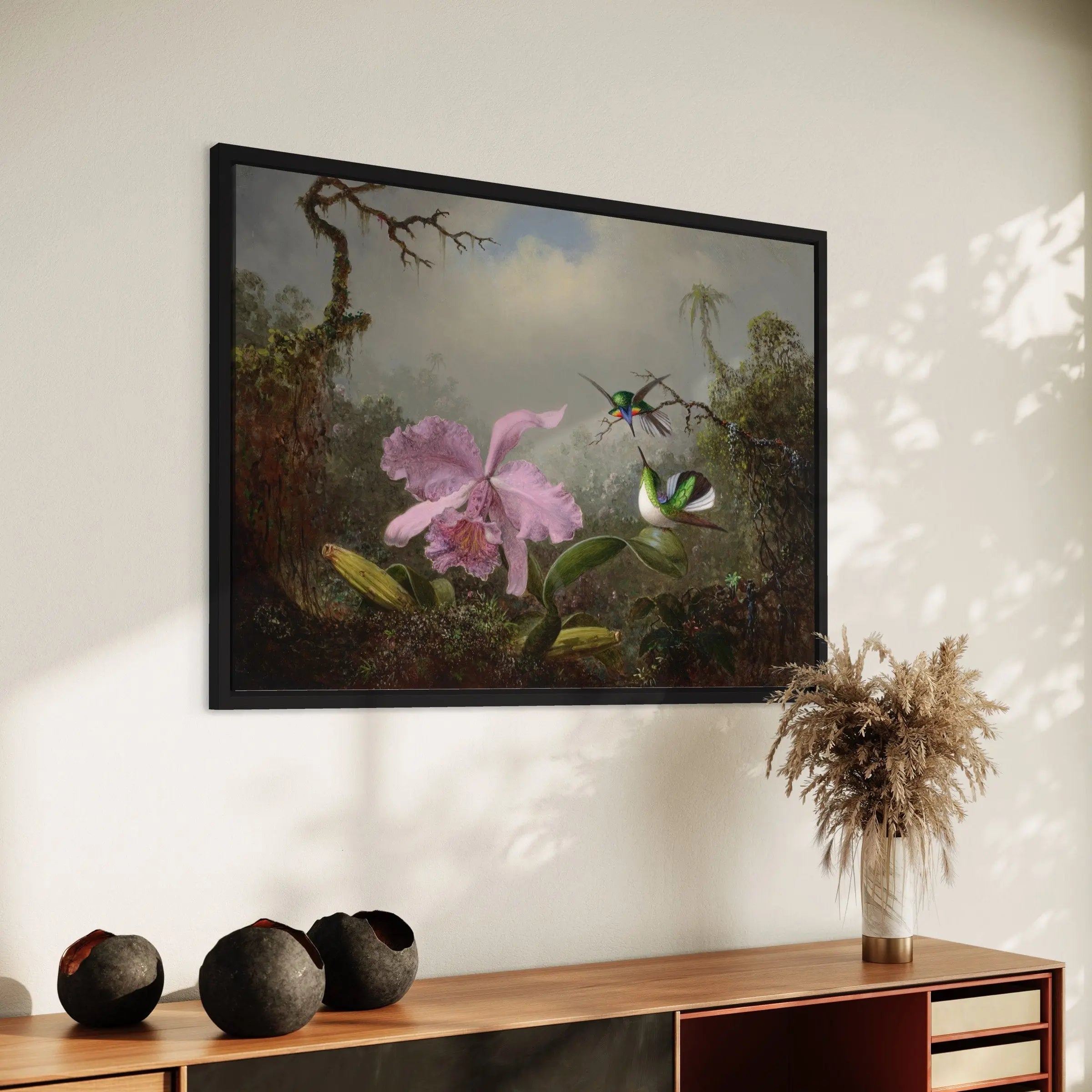 Martin Johnson Heade Cattleya Orchid Canvas Art | Poster Print Canvastoria