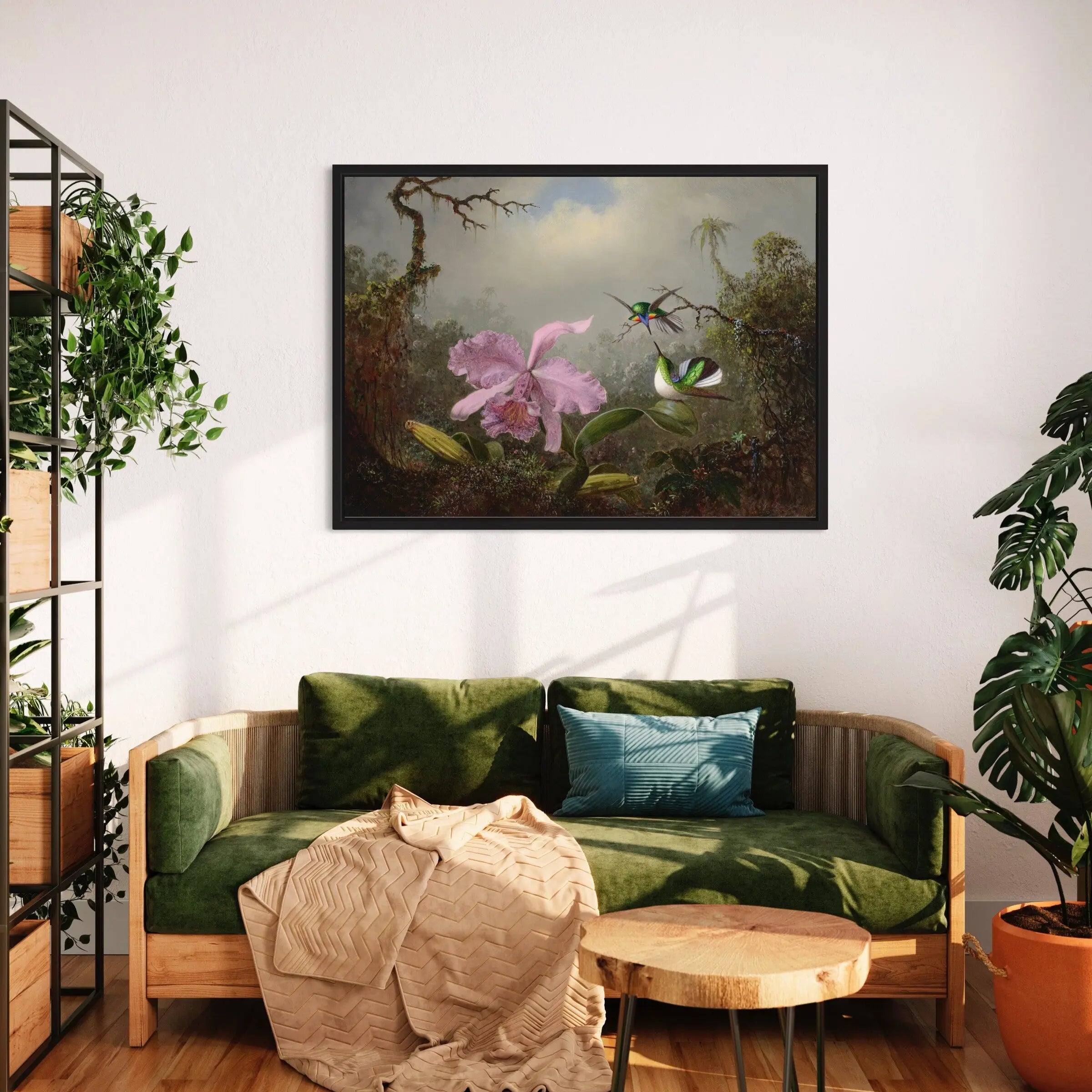 Martin Johnson Heade Cattleya Orchid Canvas Art | Poster Print Canvastoria