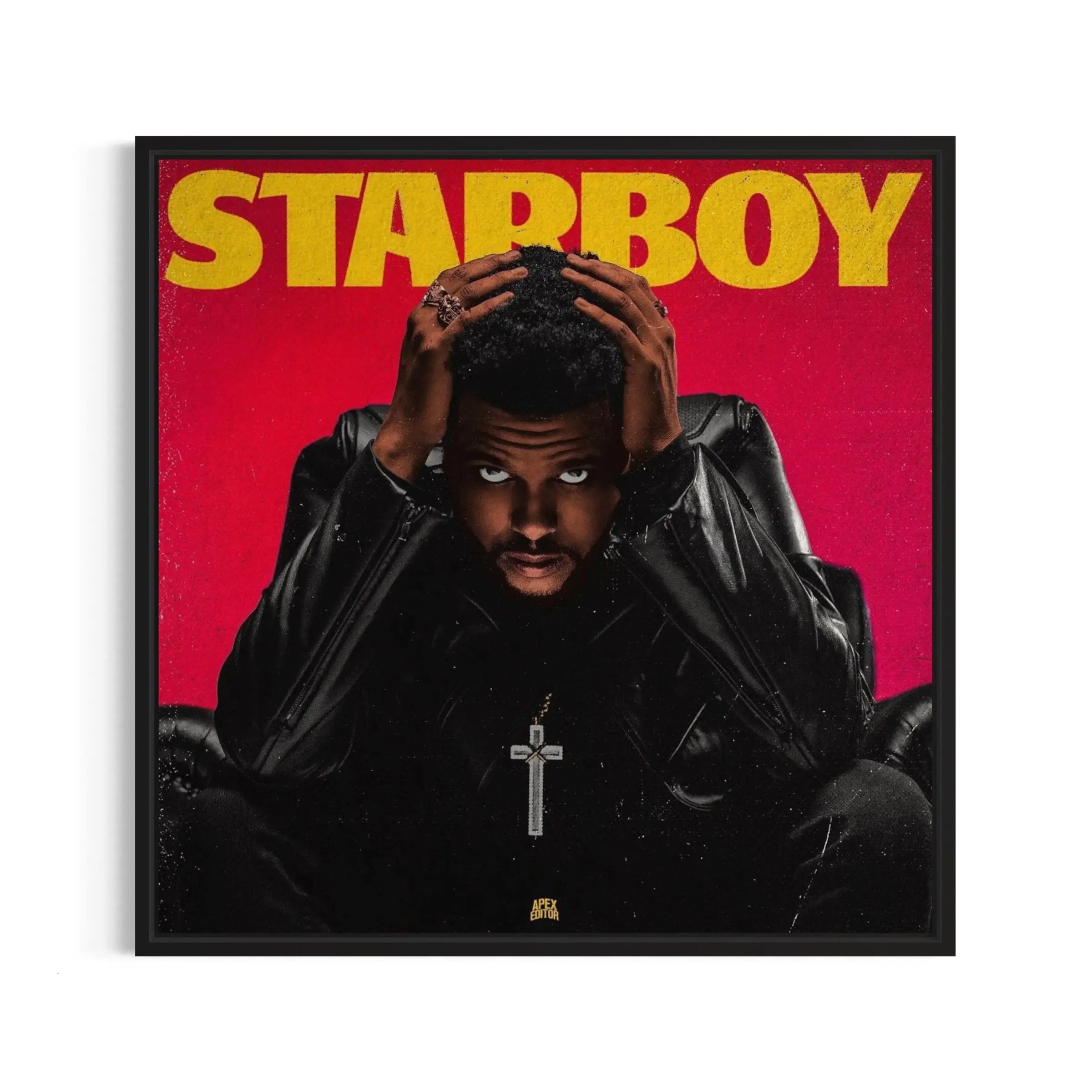 The Weeknd Starboy Album Canvas Art | Poster Print Canvastoria