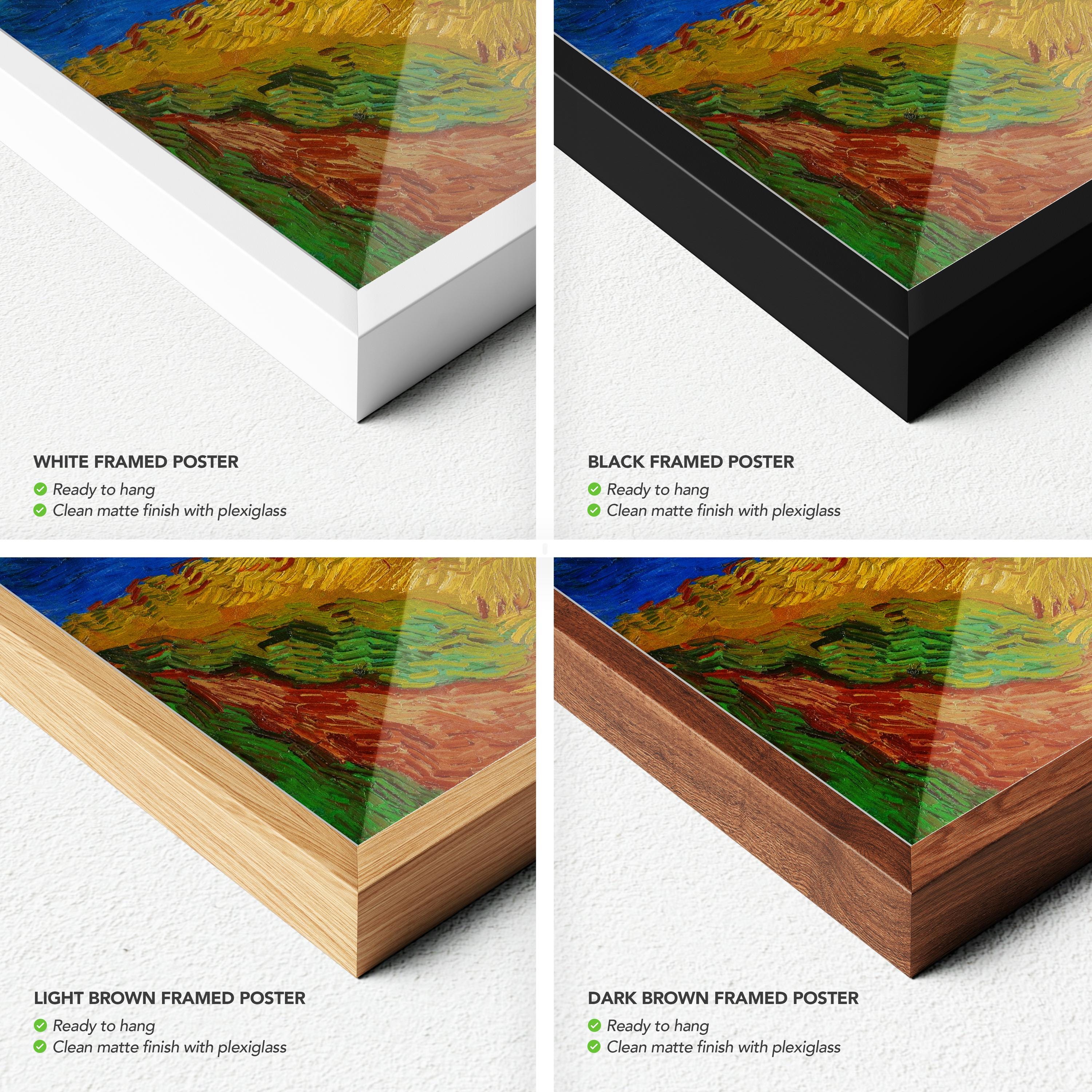 Wheatfield with Crows Canvas Art | Van Gogh Landscape Print, Dramatic Wall Decor