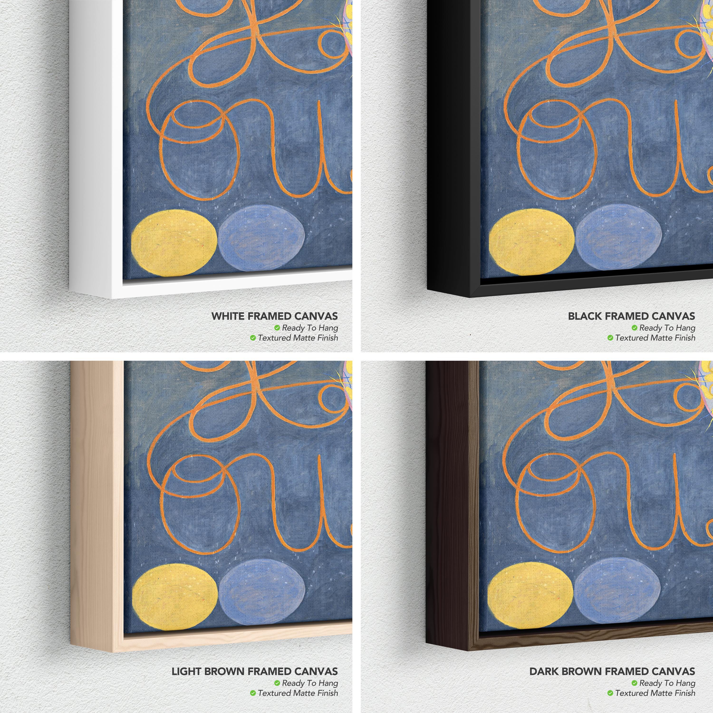 Hilma af Klint Childhood | The Ten Largest No.1 Canvas Art | Poster Print