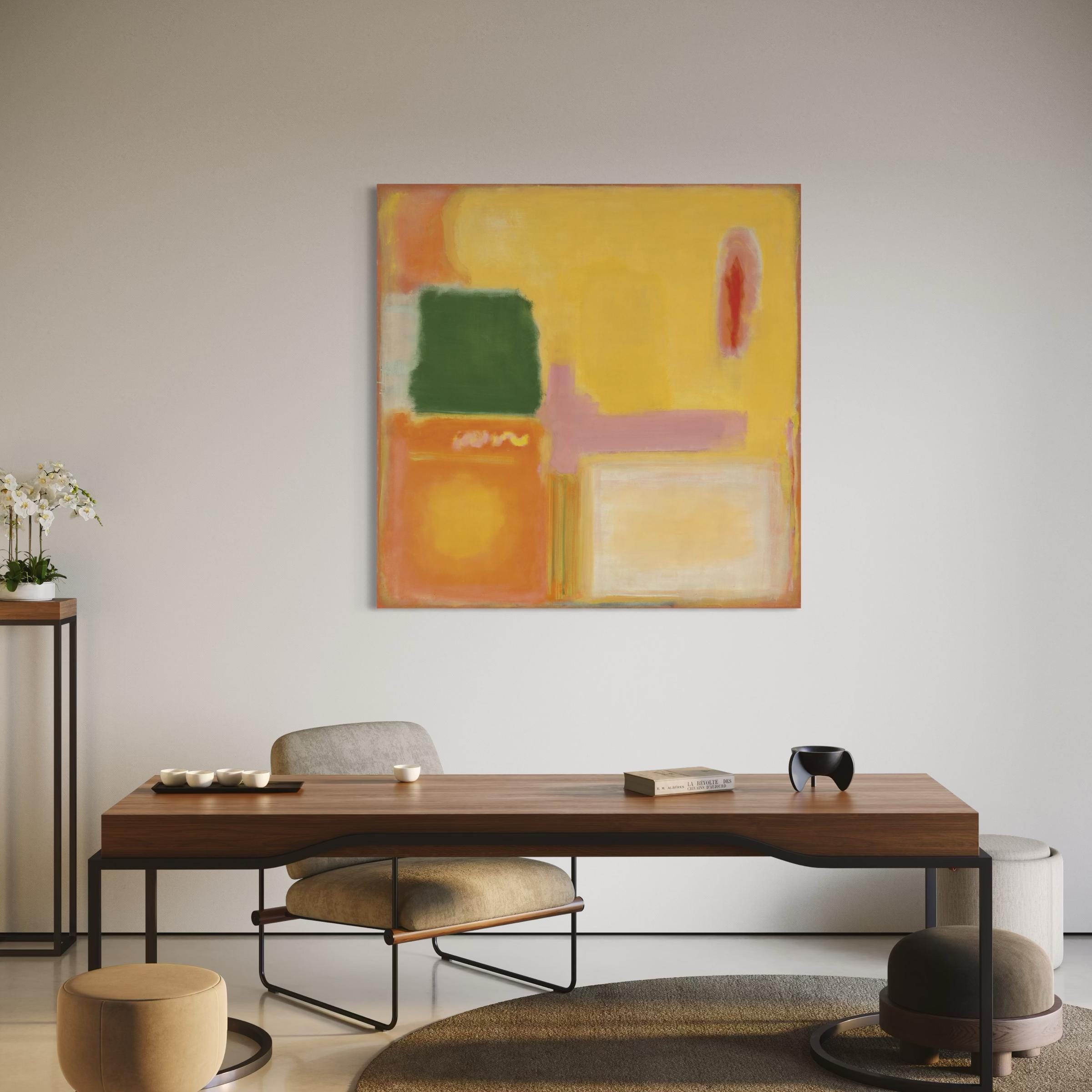 Mark Rothko No. 16 / No. 12 Abstract Expressionism Canvas Art | Poster Print