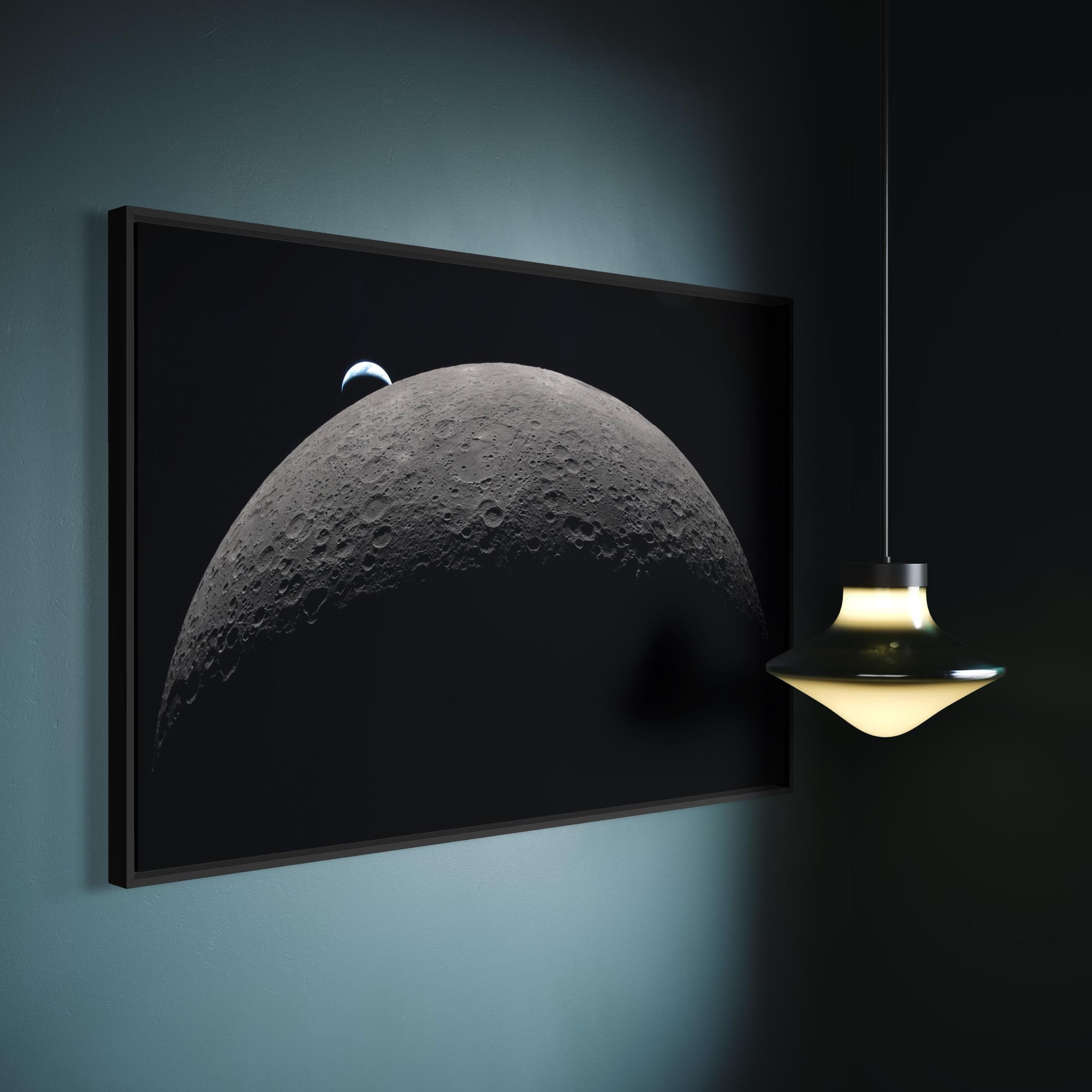 Artemis II Moon Mission | NASA Earthset Space Photo | Earthrise Artemis 2 Poster | Canvas Art