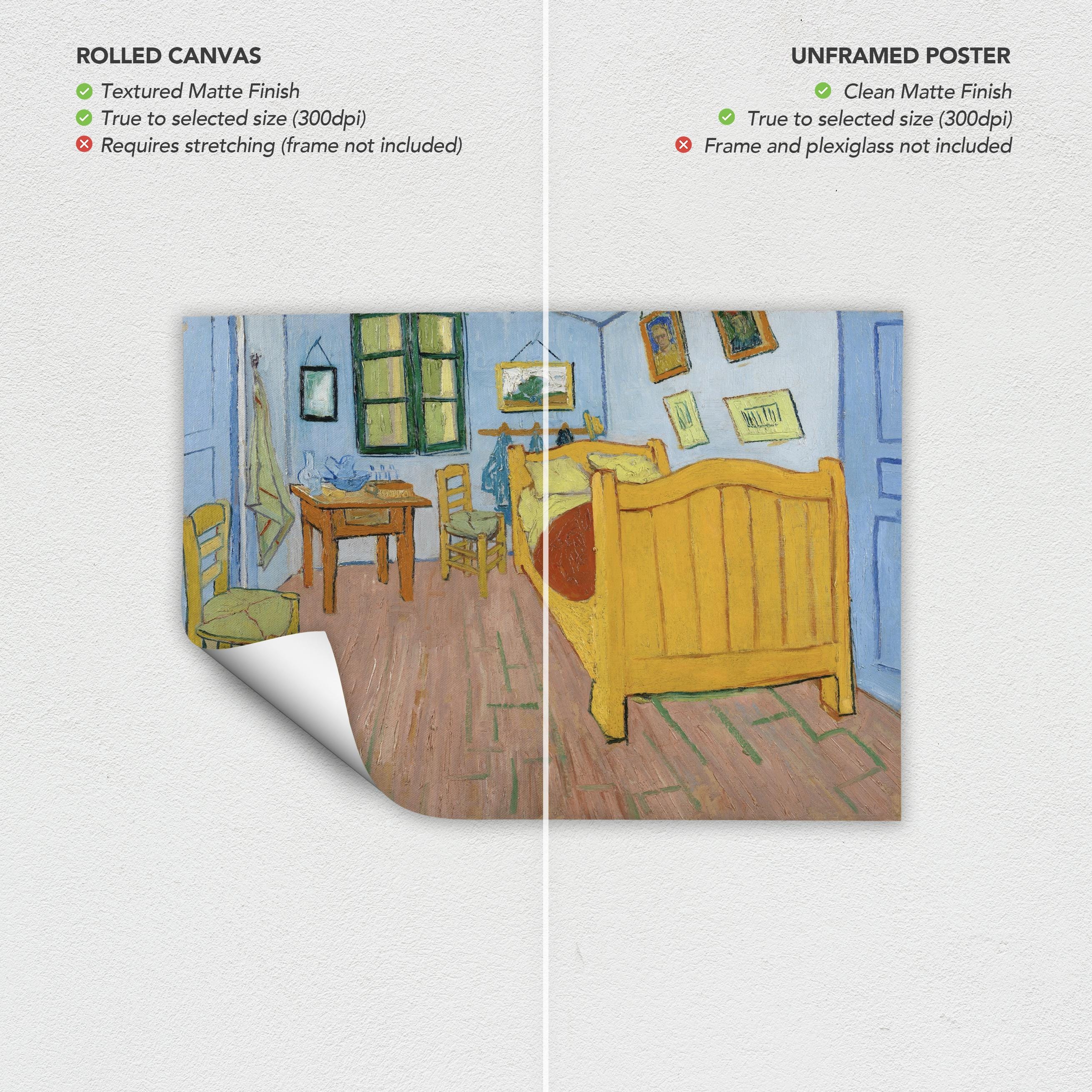 Bedroom in Arles by Van Gogh Canvas Art | Poster Print