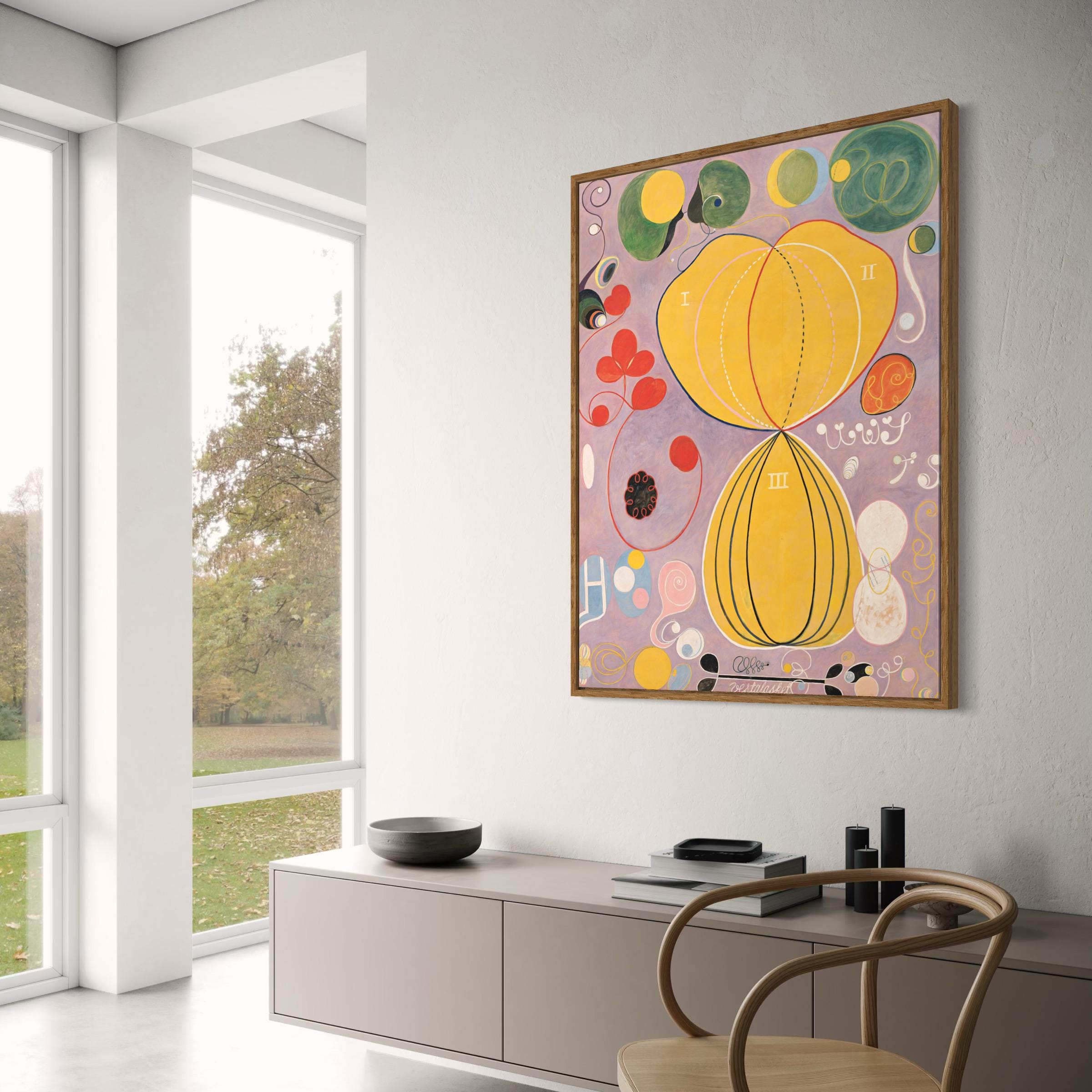 Hilma af Klint  | The Ten Largest Abstract No.7 Canvas Art | Poster Print