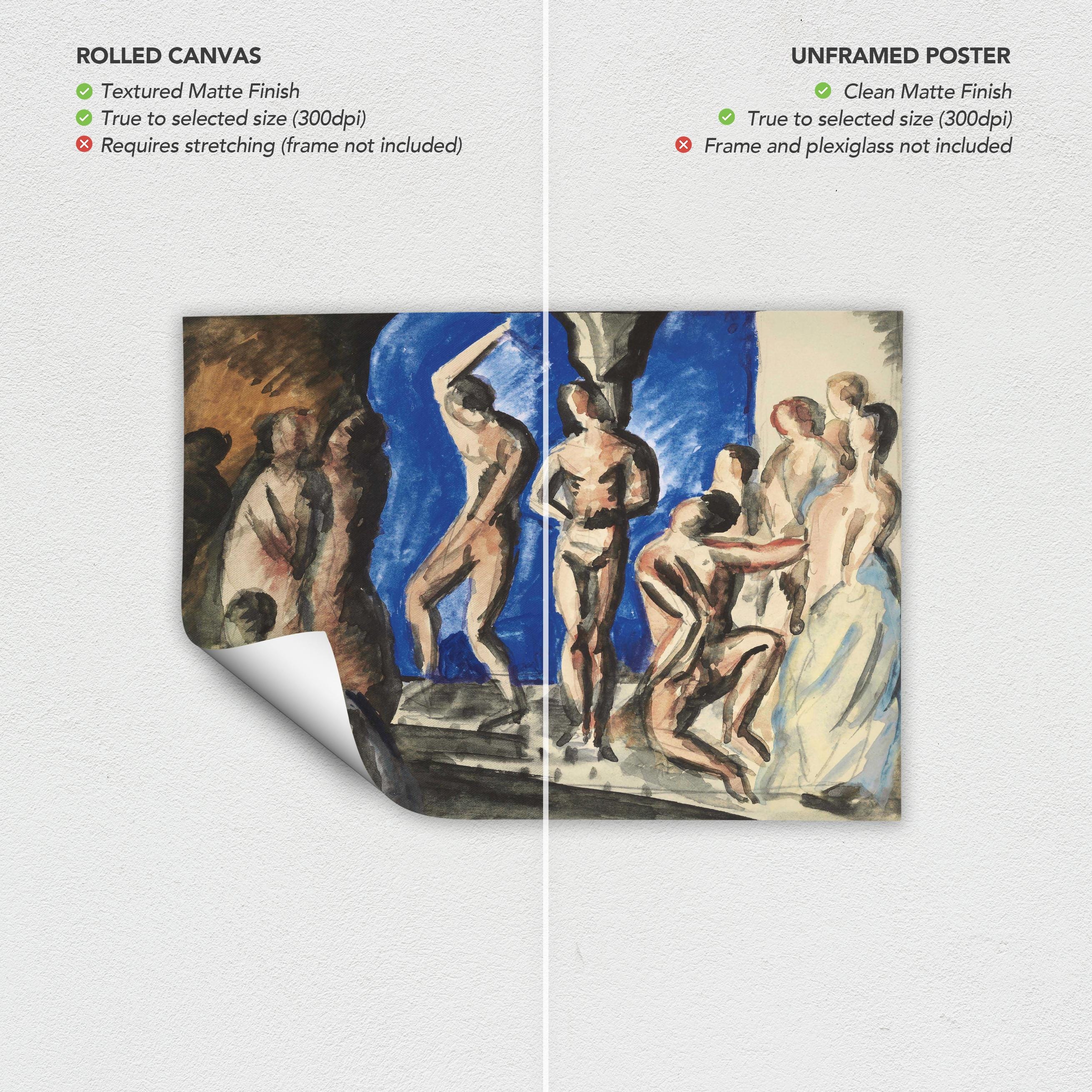 Andre Derain La Flagellation Abstract Cubism & Primitivism Canvas Art | Poster Print