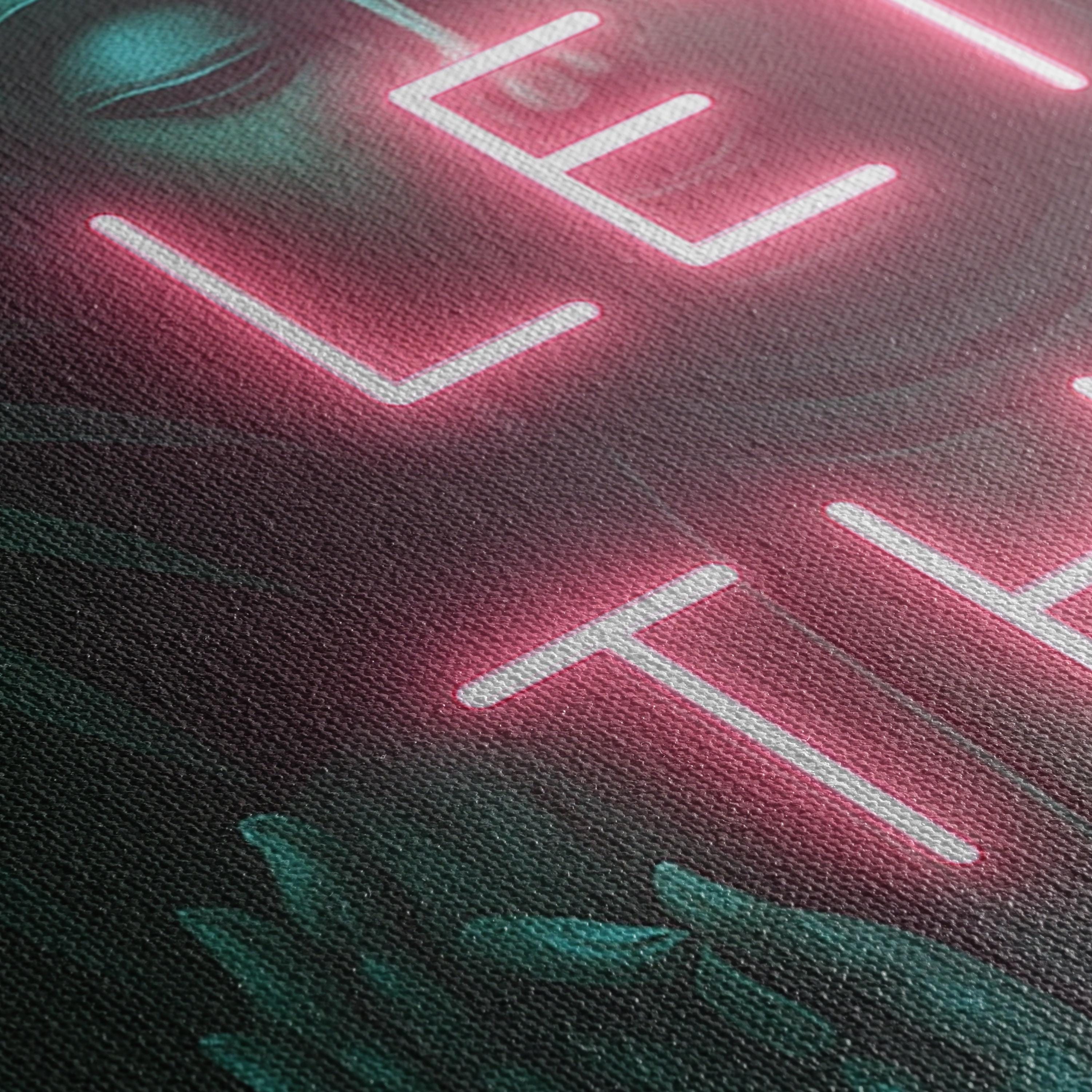 Let That Shit Go Buddha Quote Yoga Zen Canvas Art | Poster Print