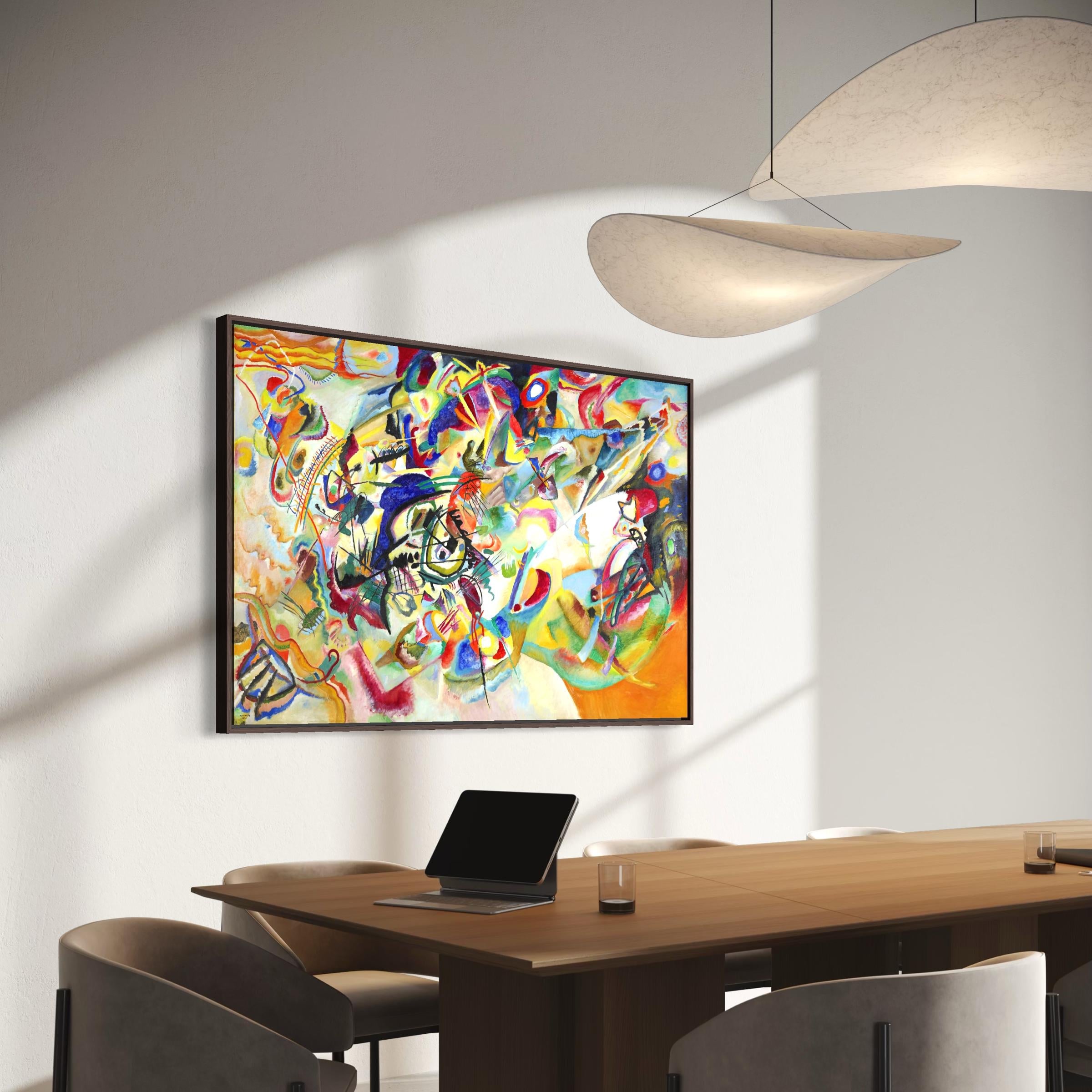 Wassily Kandinsky Composition VII | Geometric Abstraction Canvas Wall Art | Poster Print