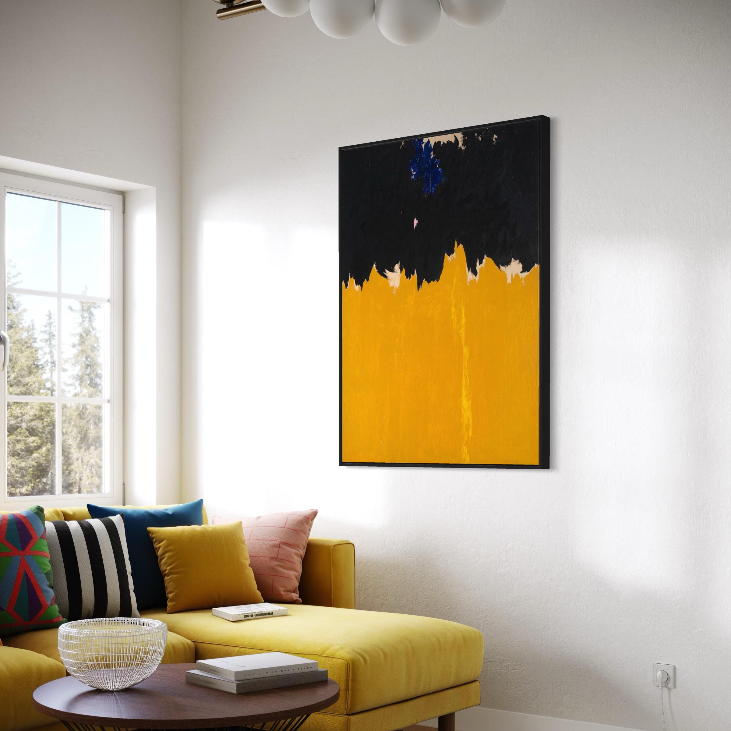 Clyfford Still Wall Art Canvas Print | Poster | PH-950 Abstract Modern Art Home & Office Decor