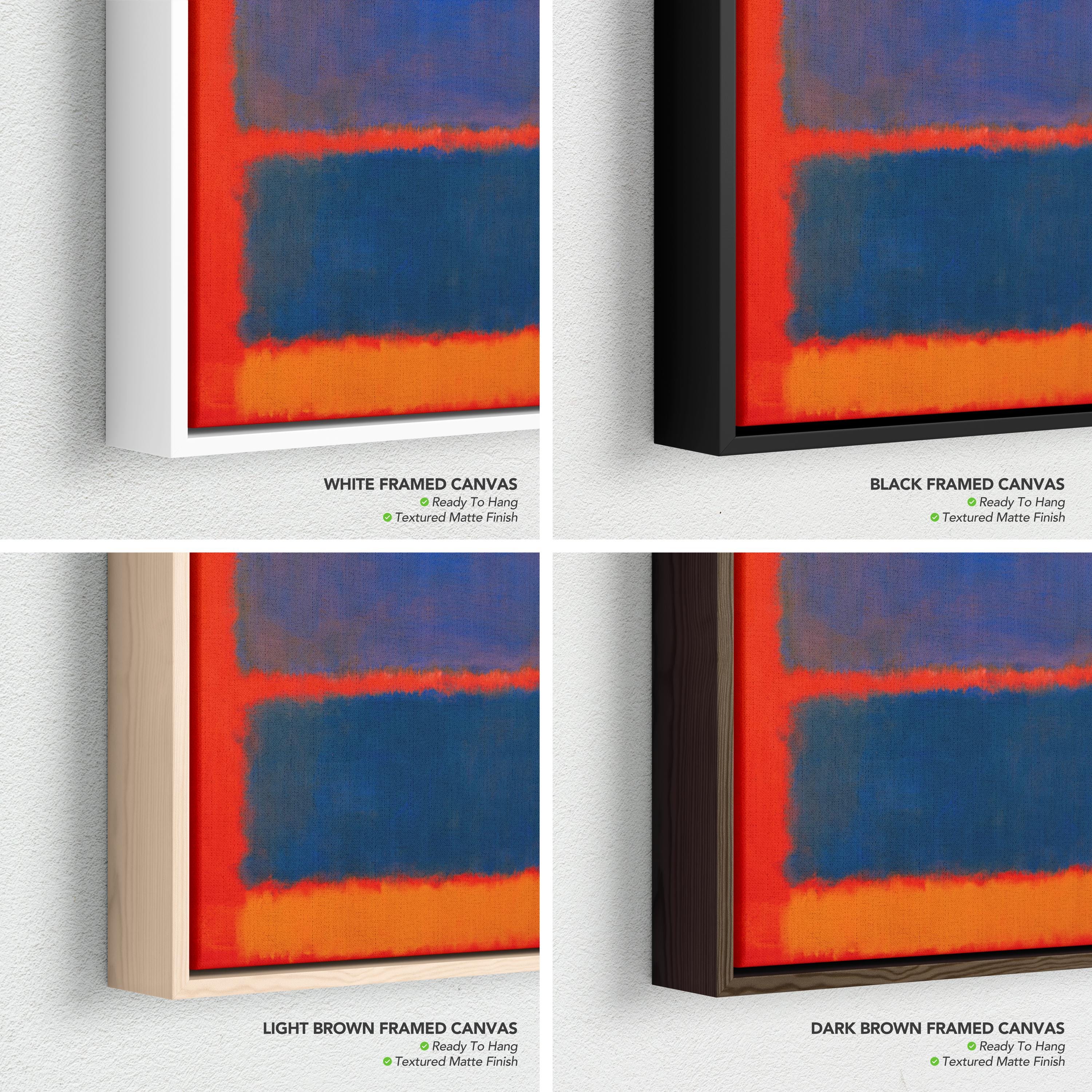 Mark Rothko Blue, Orange, Red | Abstract Expressionist Canvas Art | Poster Print