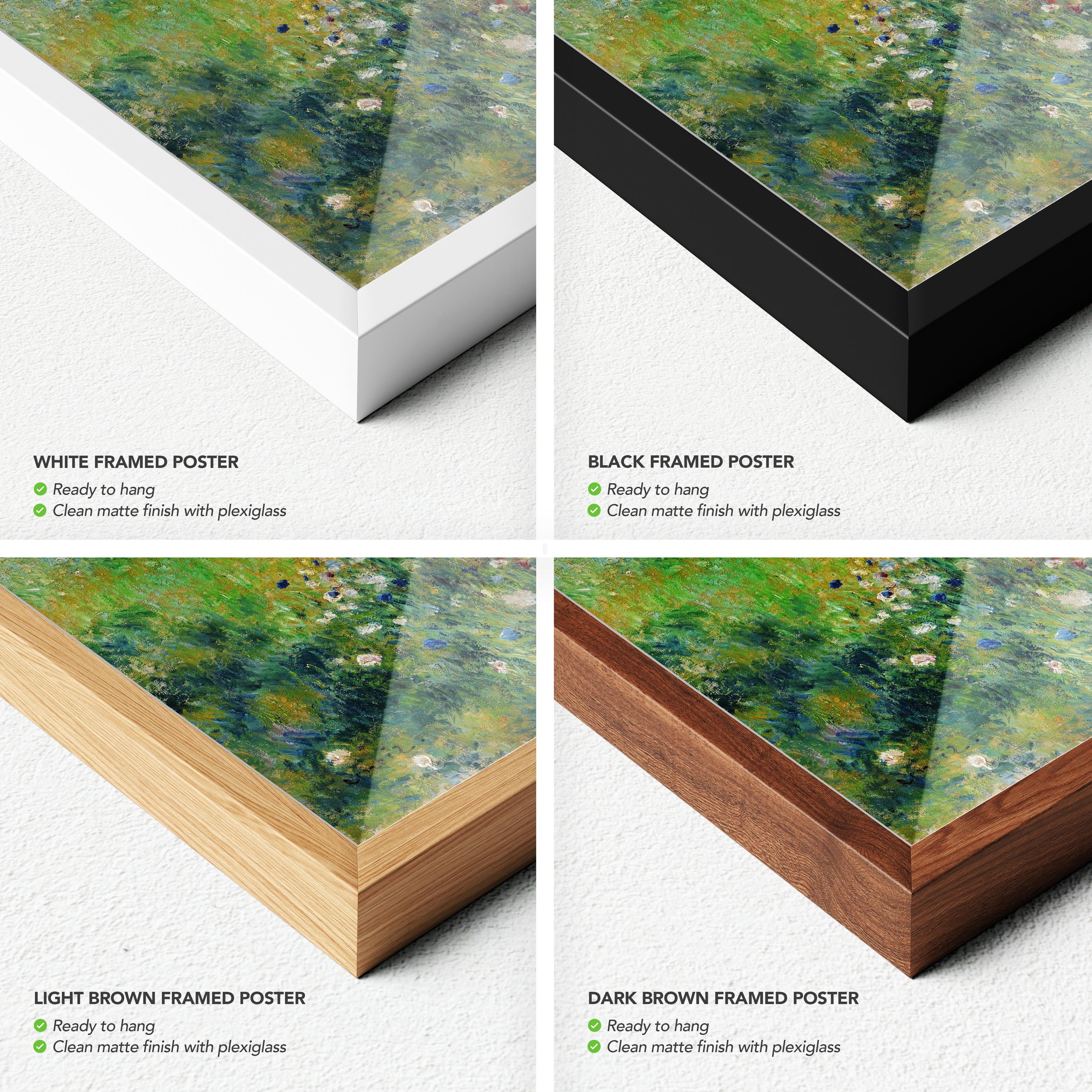 Renoir Woman with a Parasol 1875 Impressionist Canvas Art | Poster Print