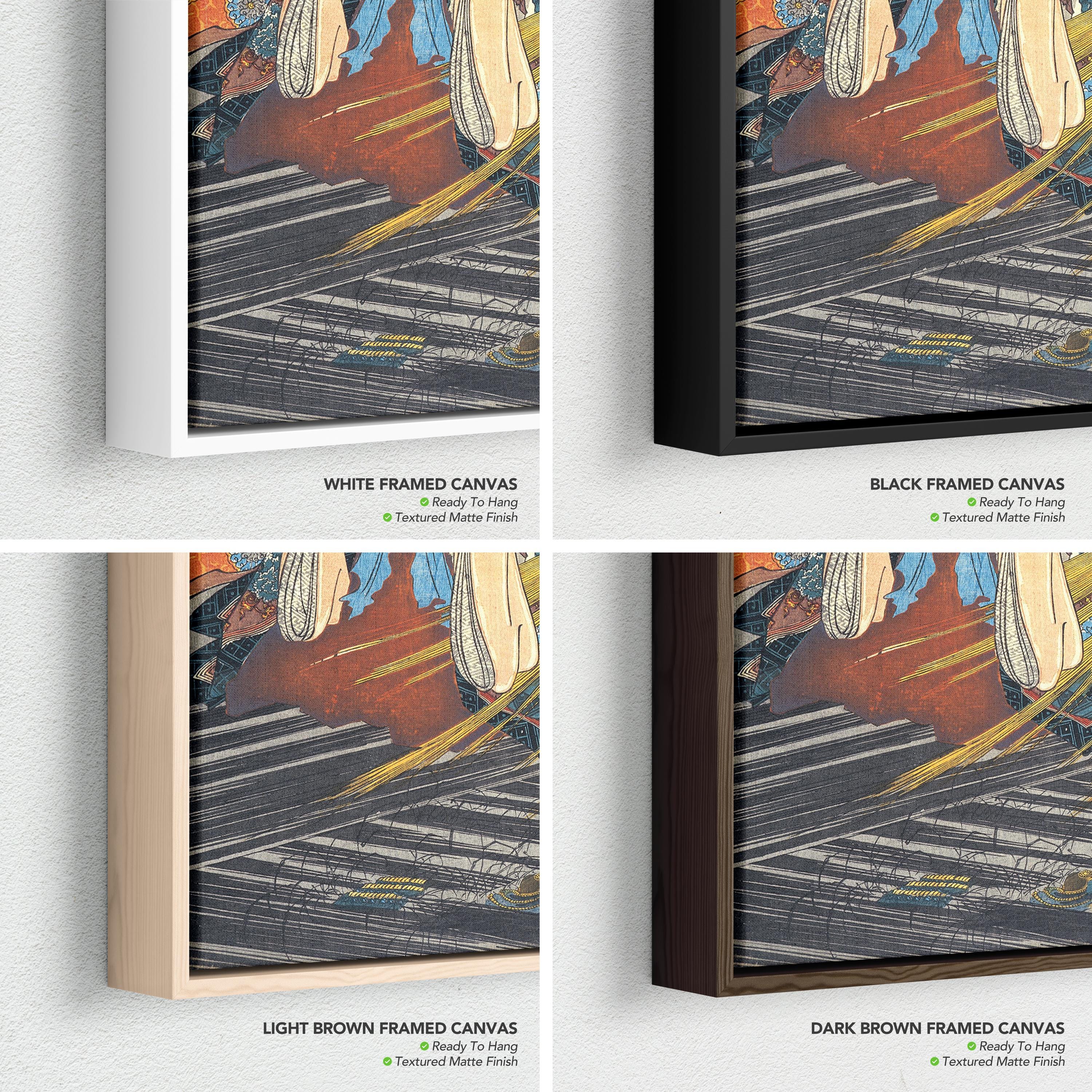 Takiyasha The Witch and the Skeleton Spectre Japanese Canvas Art | Poster Print