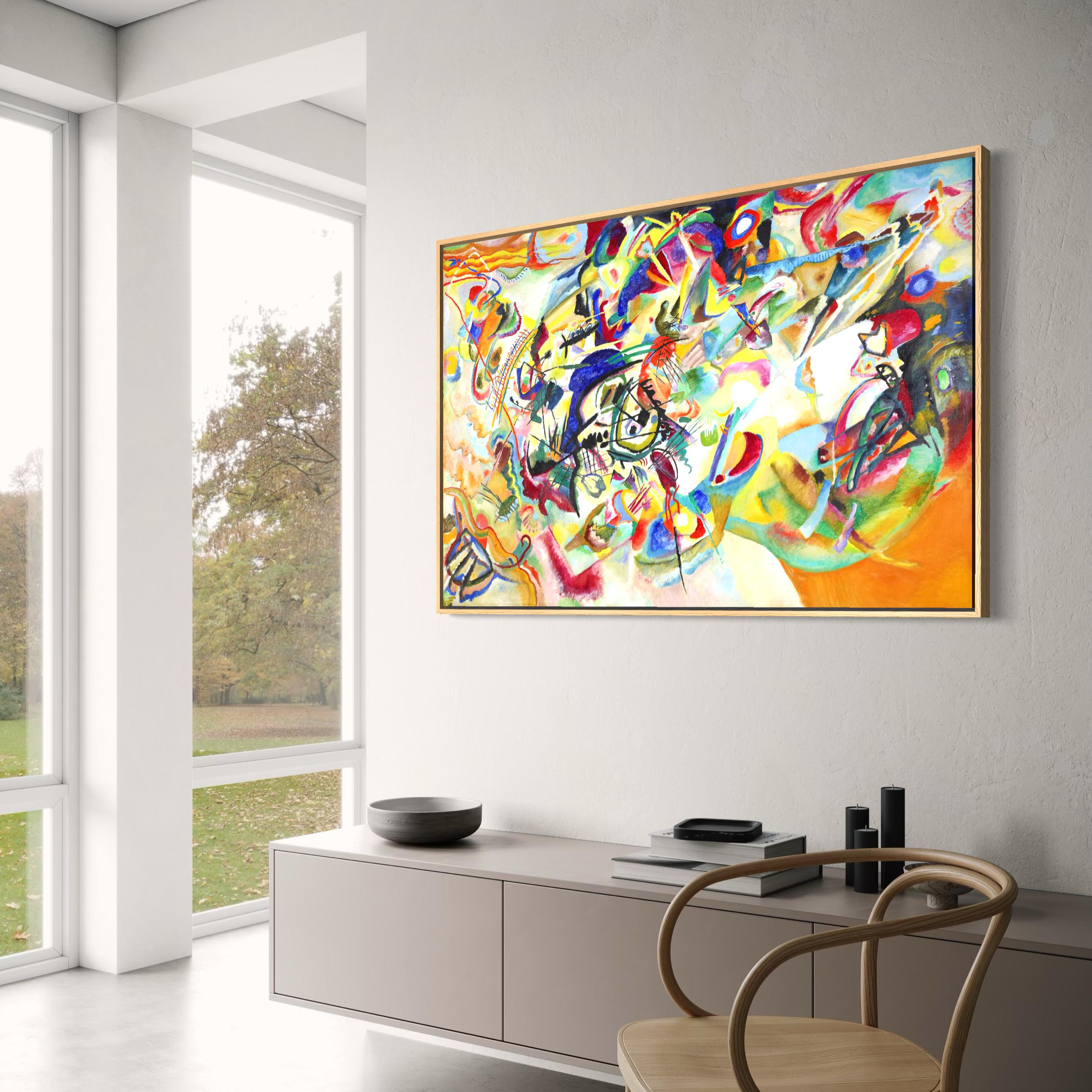 Wassily Kandinsky Composition VII | Geometric Abstraction Canvas Wall Art | Poster Print