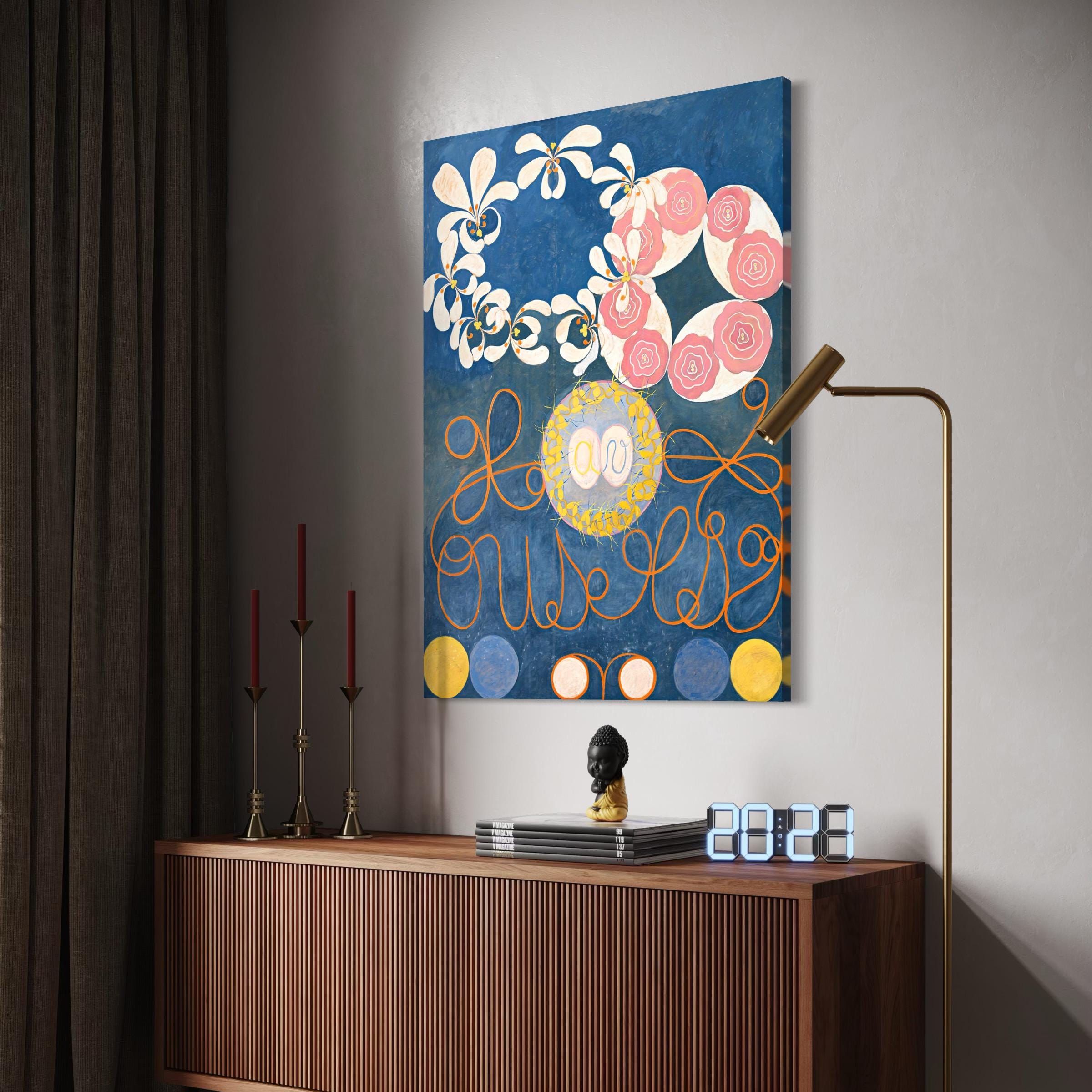 Hilma af Klint Childhood | The Ten Largest No.1 Canvas Art | Poster Print