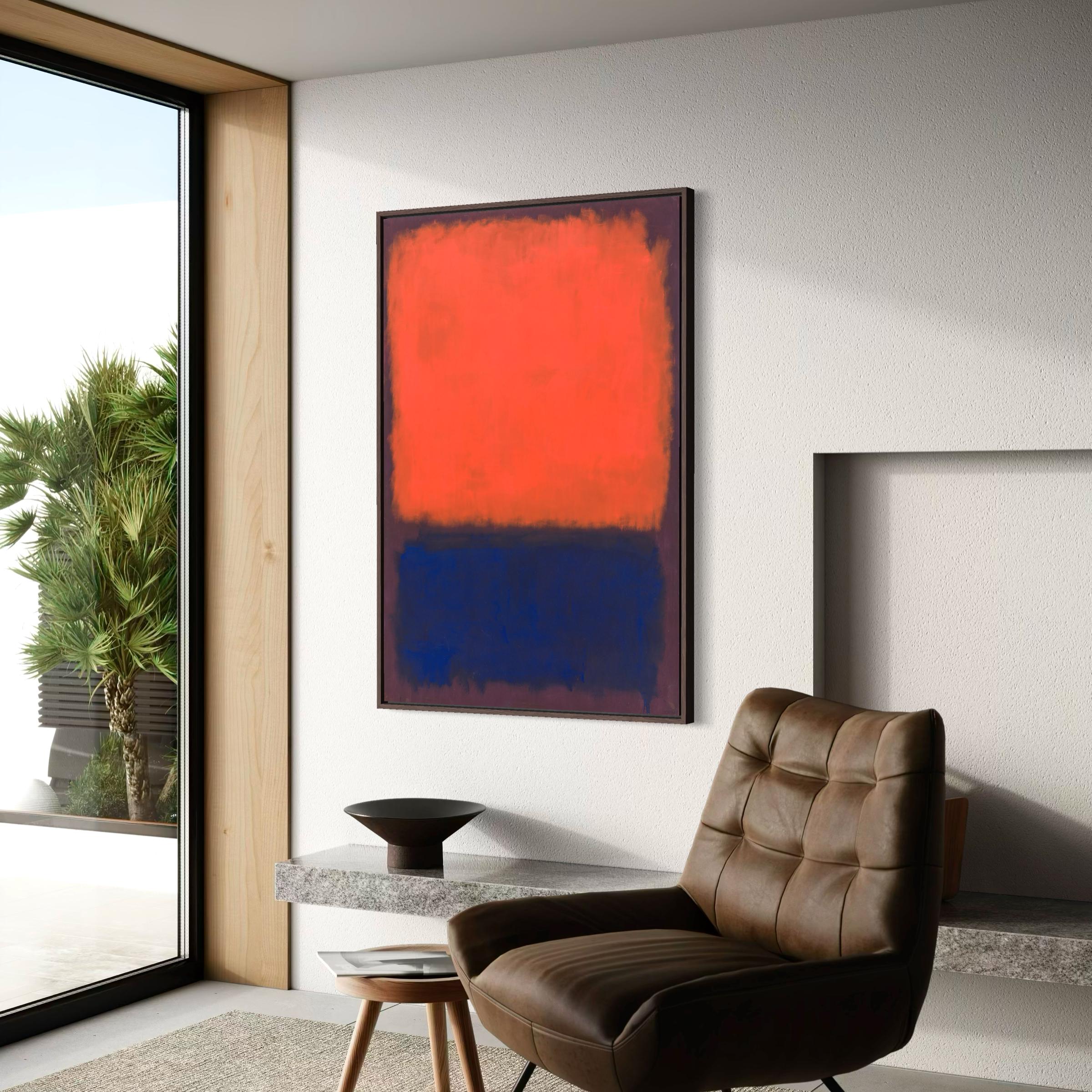 Mark Rothko No. 14 Wall Art Canvas Poster Print | Modern Expressionism Abstract Reproduction
