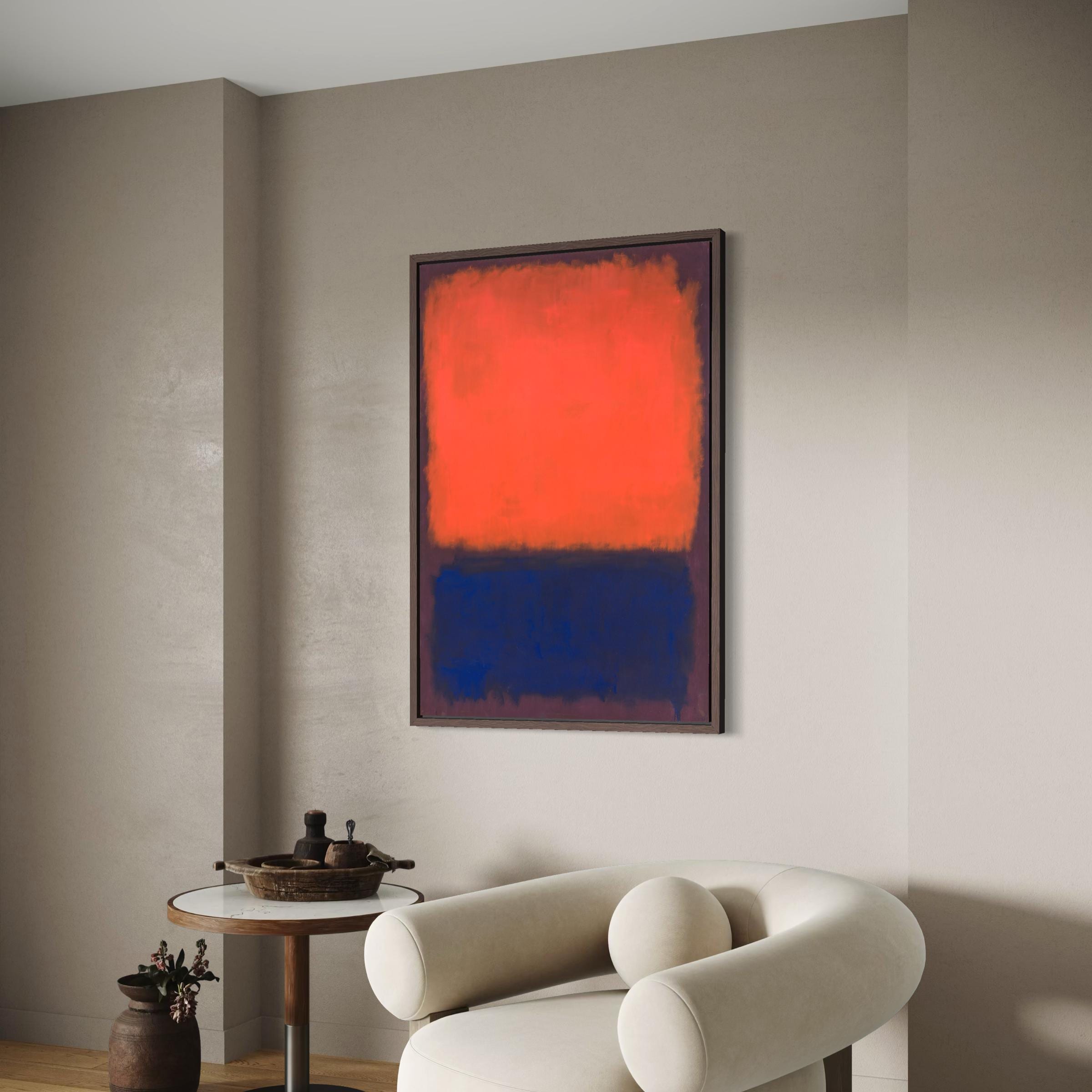 Mark Rothko No. 14 Wall Art Canvas Poster Print | Modern Expressionism Abstract Reproduction