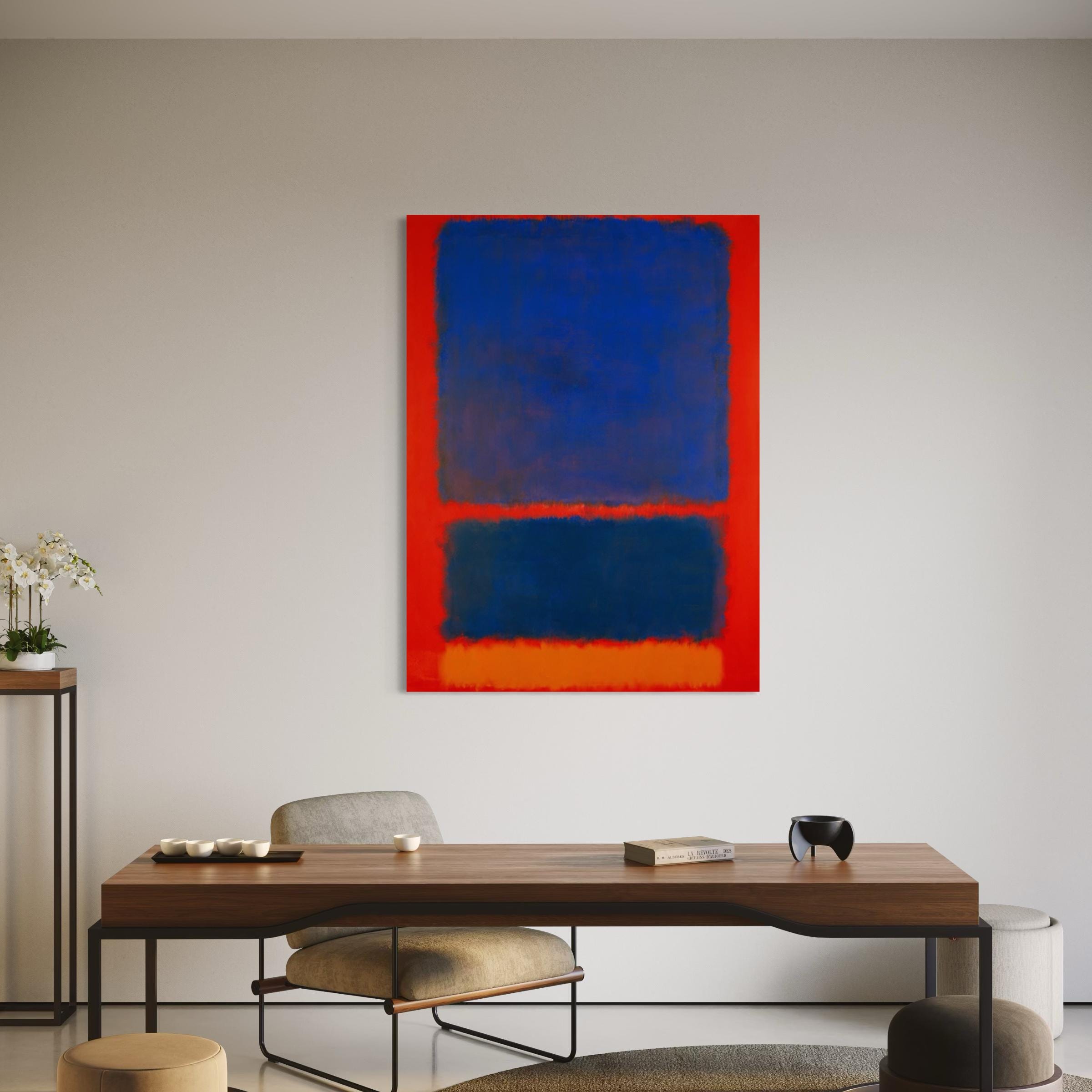 Mark Rothko Blue, Orange, Red | Abstract Expressionist Canvas Art | Poster Print
