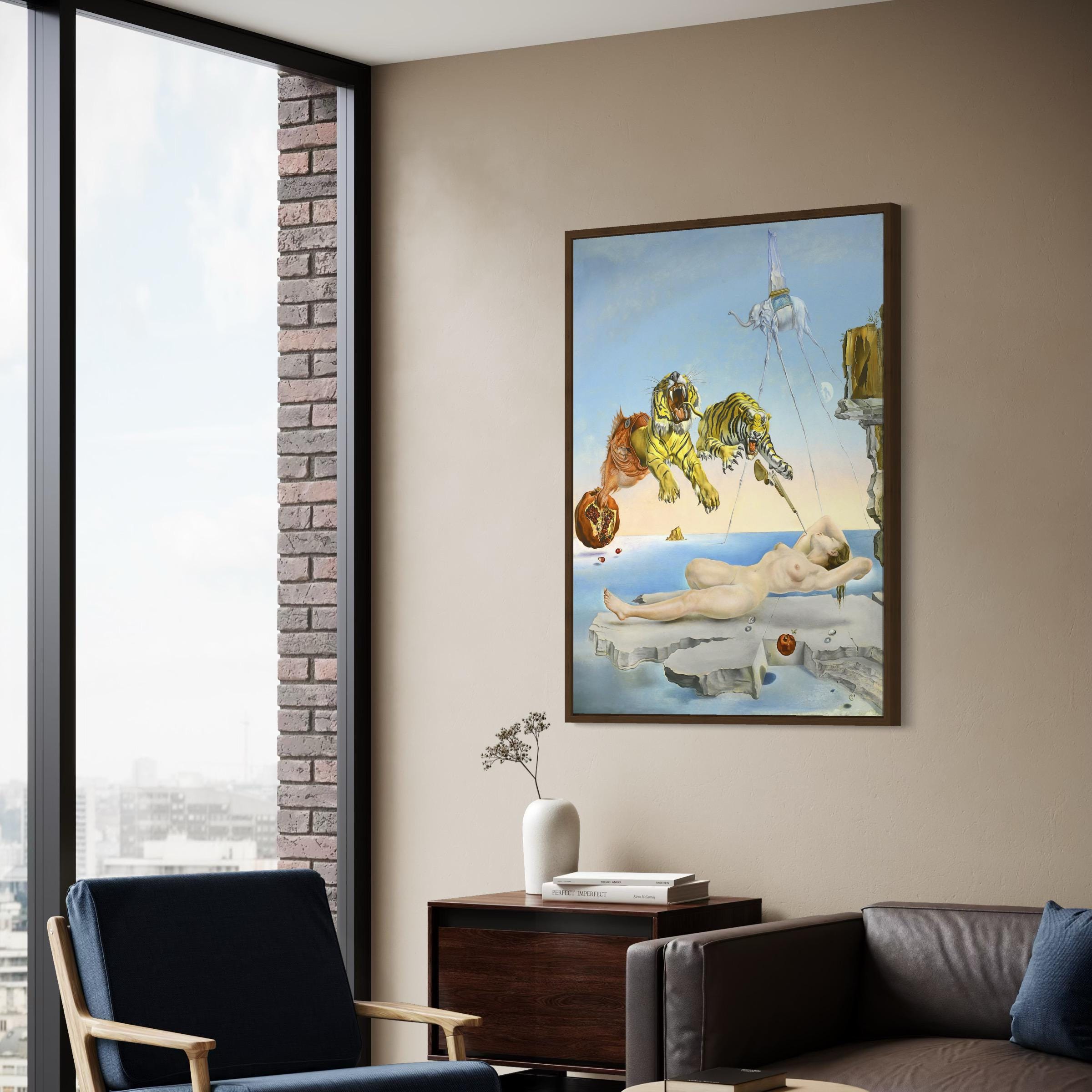 Salvador Dali Dream Caused by the Flight of a Bee Surrealism Canvas Art | Poster Print