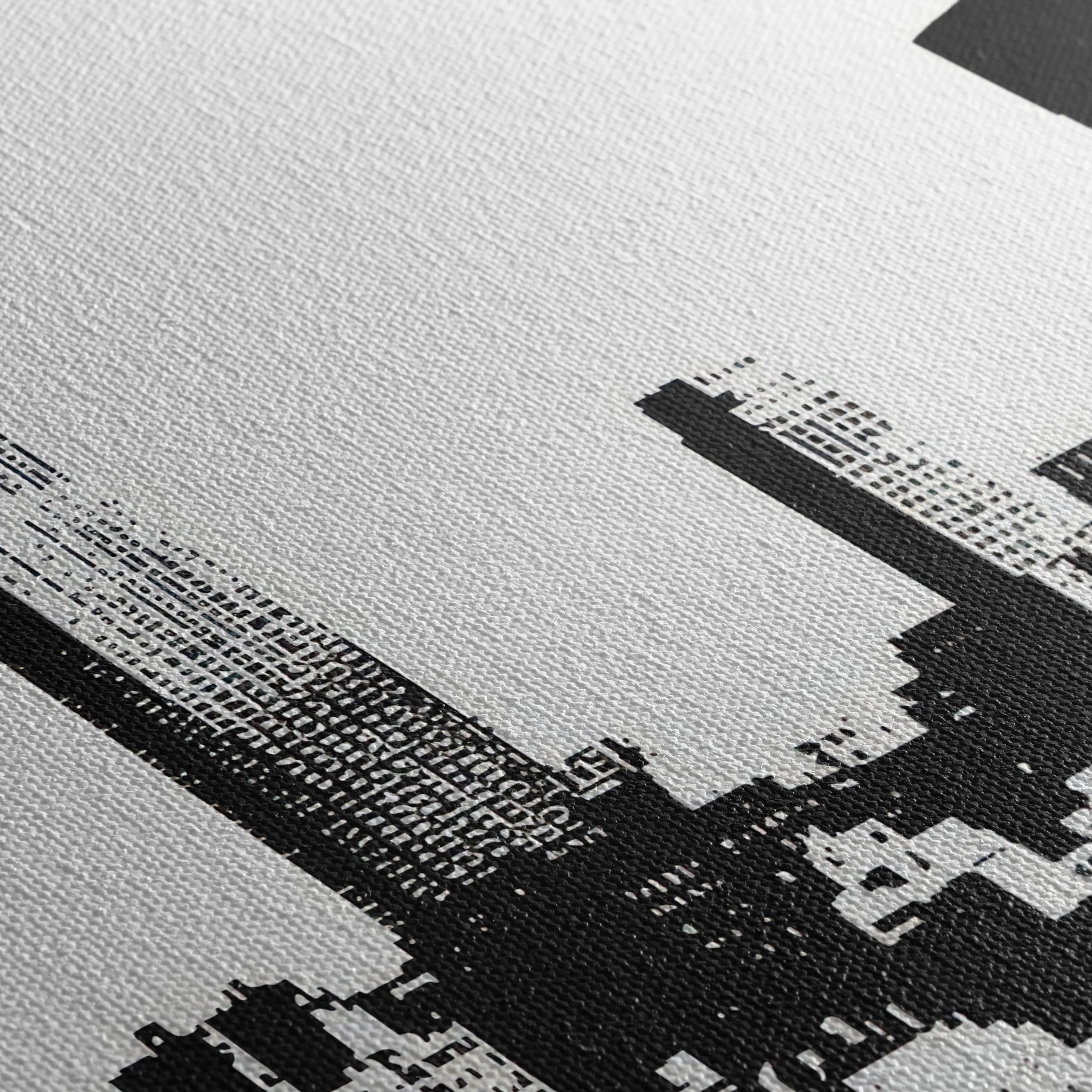 New York Black & White NYC Skyline Cityscape | Empire State Building Canvas | Poster Print