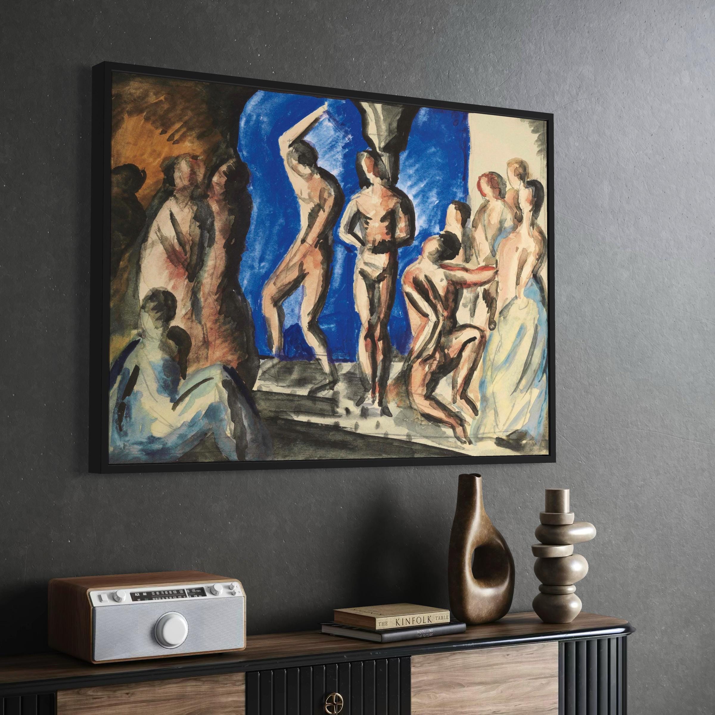 Andre Derain La Flagellation Abstract Cubism & Primitivism Canvas Art | Poster Print