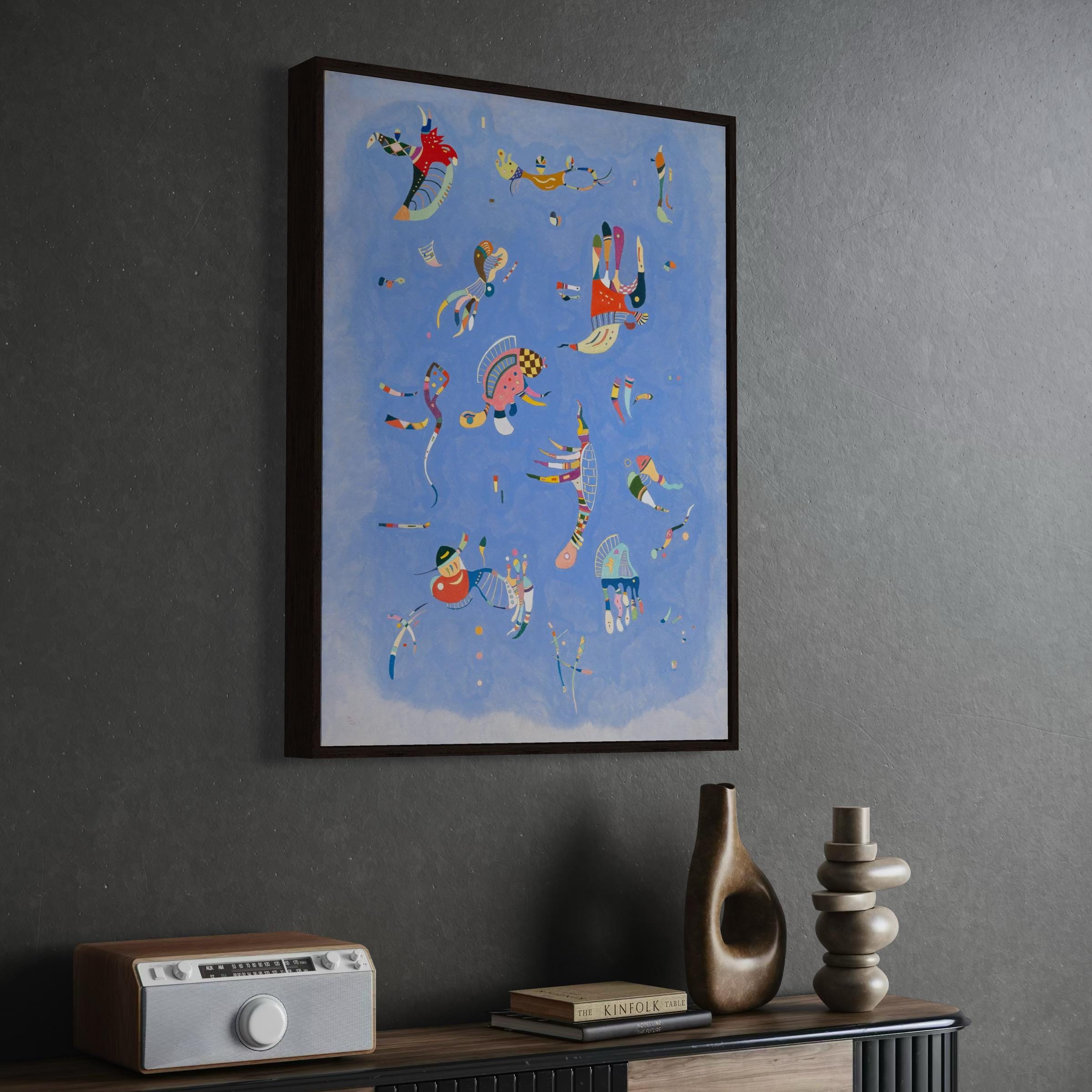 Wassily Kandinsky Sky Blue | Expressionism Modern Canvas Art | Poster Print
