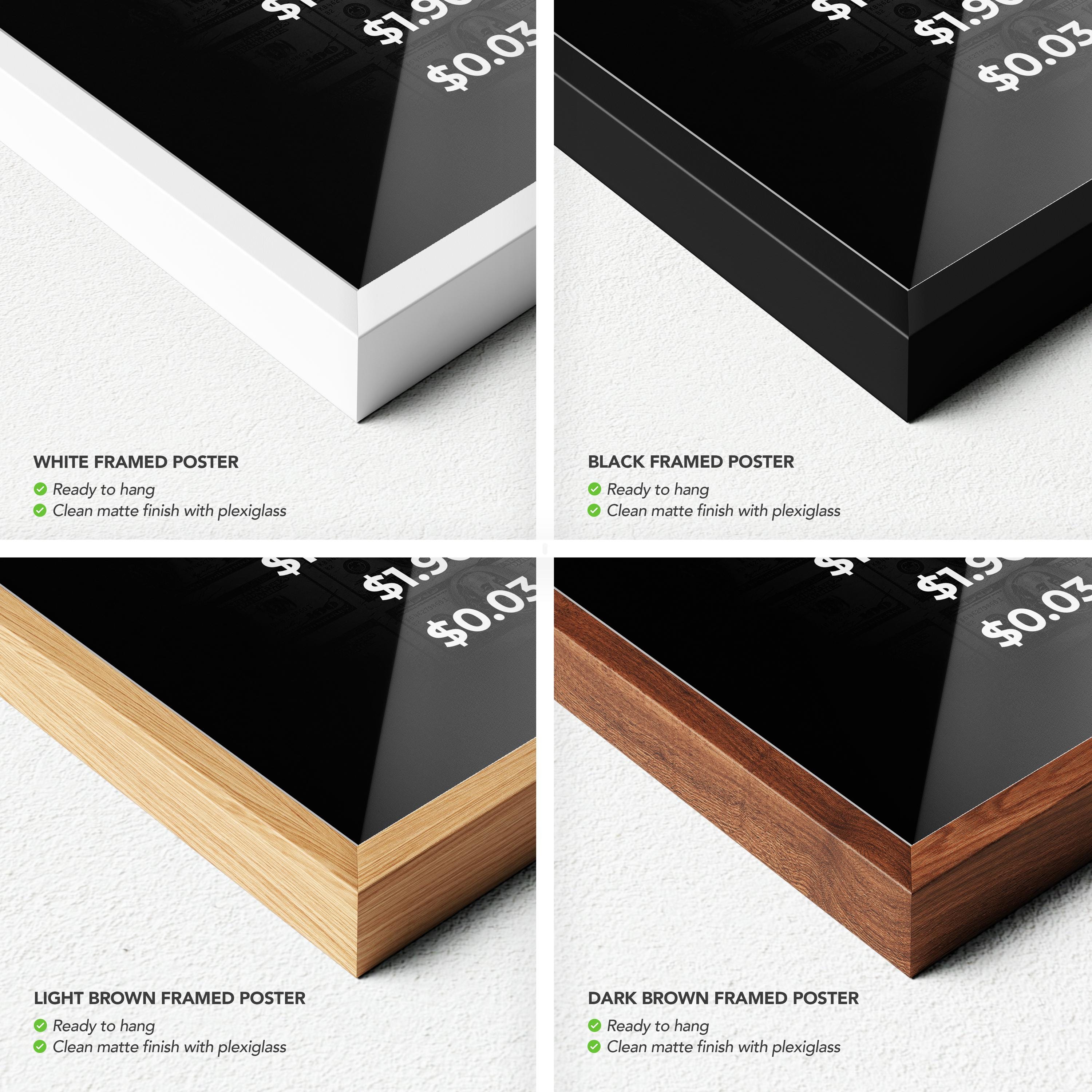 Road to a Million Money Motivational Mindset Canvas Art | Poster Print