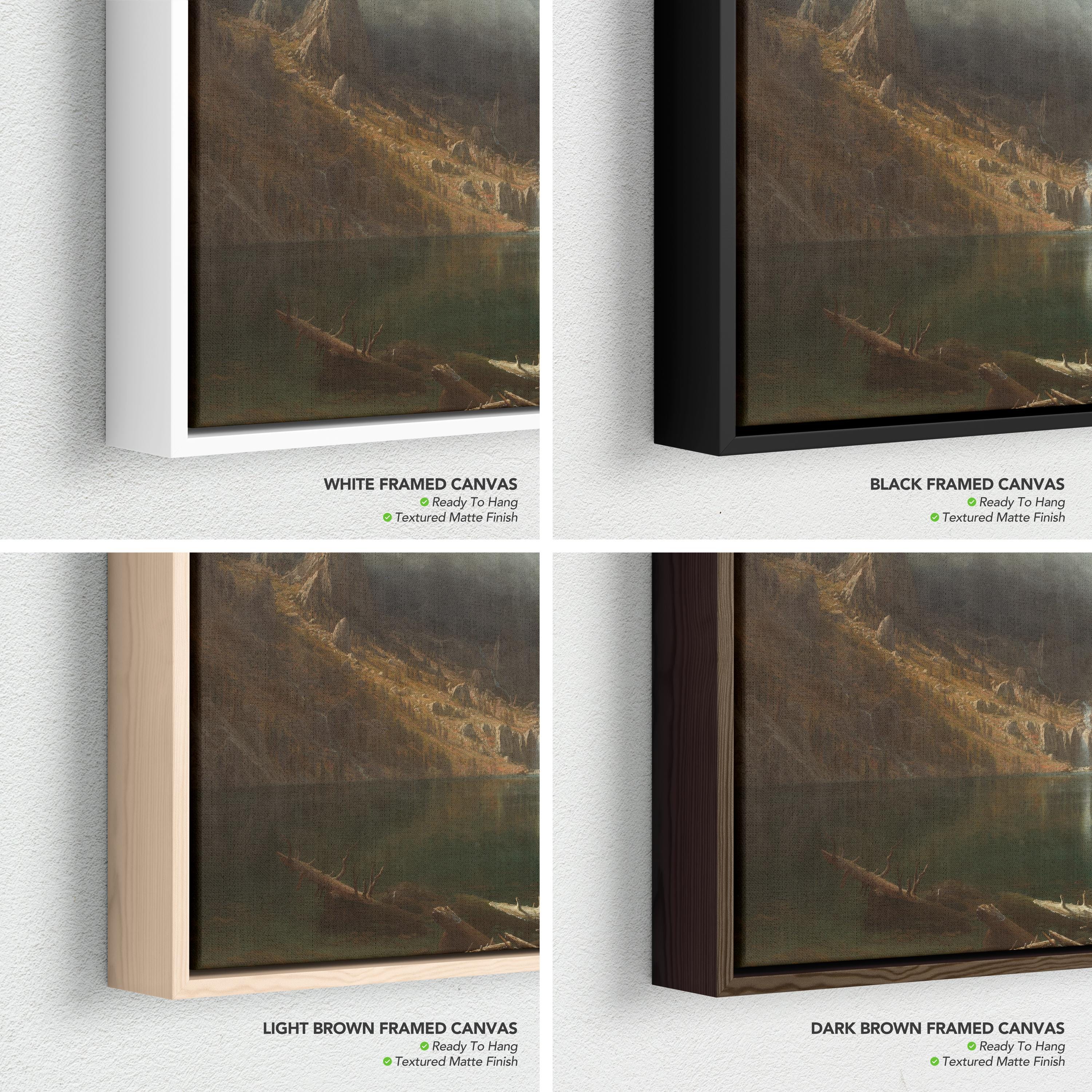 Mount Corcoran by Albert Bierstadt | Landscape Canvas Art | Poster Print