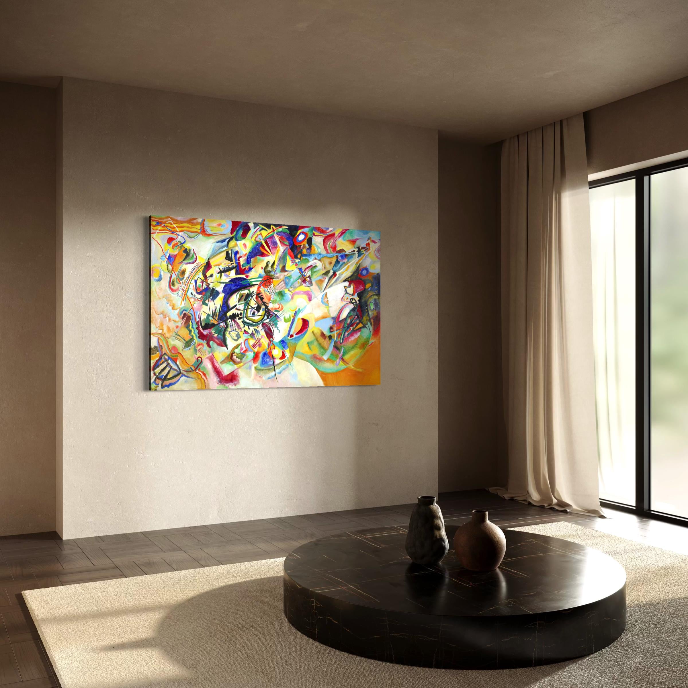 Wassily Kandinsky Composition VII | Geometric Abstraction Canvas Wall Art | Poster Print