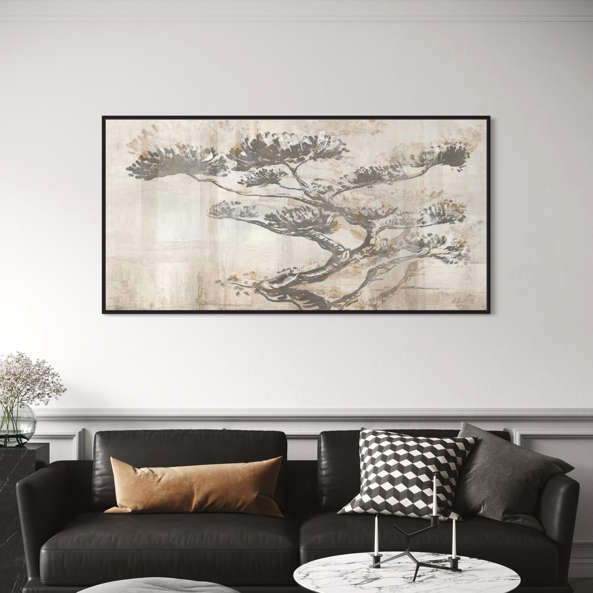 Mid Century Modern Canvas | Poster Print Wall Art | Igen Abstract Landscape Neutral Art
