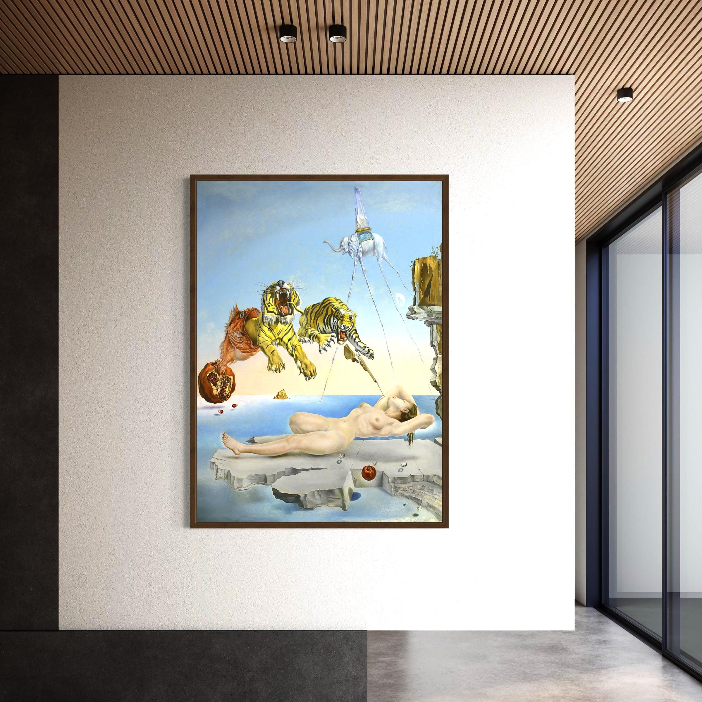 Salvador Dali Dream Caused by the Flight of a Bee Surrealism Canvas Art | Poster Print