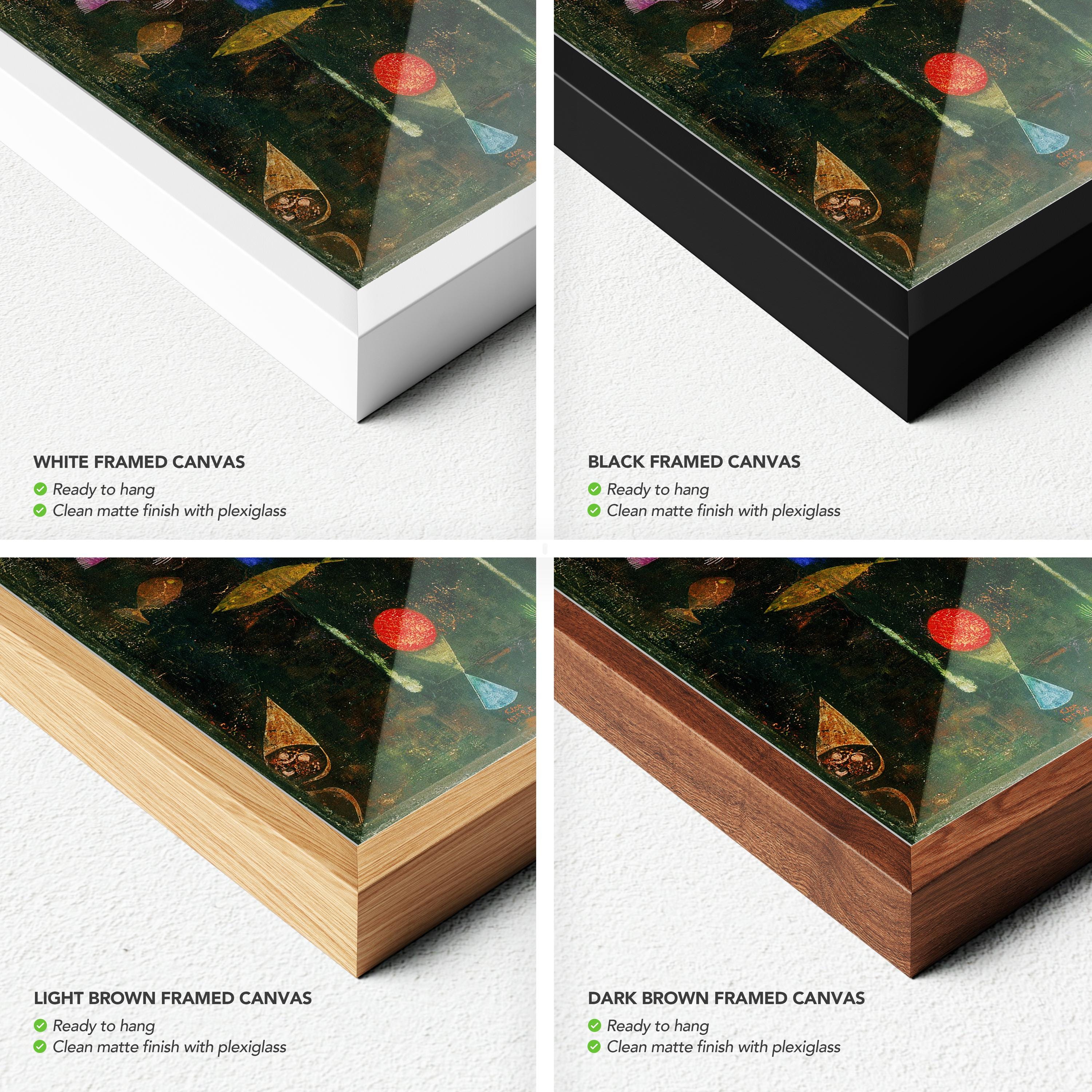 Fish Magic by Paul Klee | Surreal Abstract Canvas Art | Poster Print