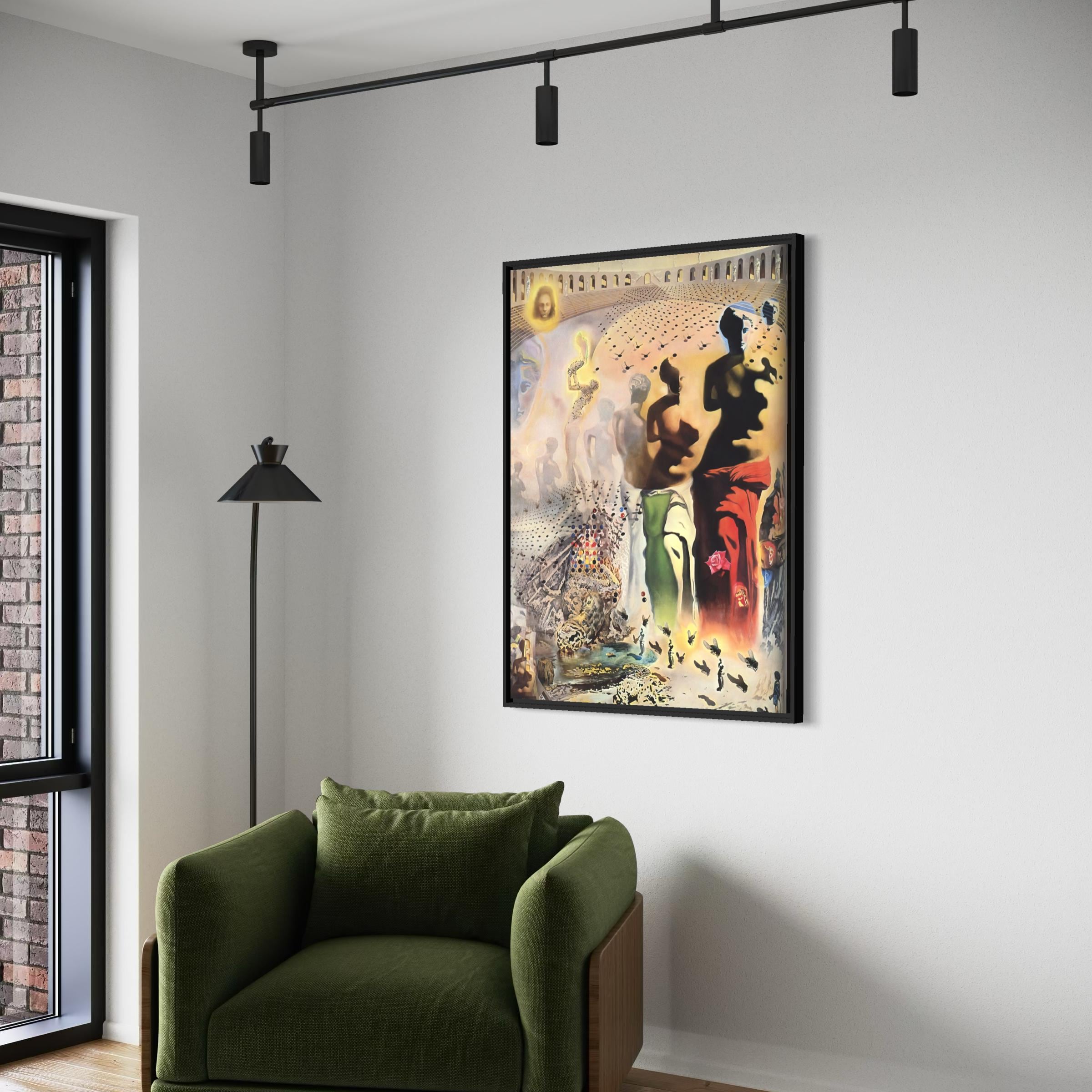 Salvador Dali The Hallucinogenic Toreador Surrealism Wall Art Canvas | Framed Poster Print