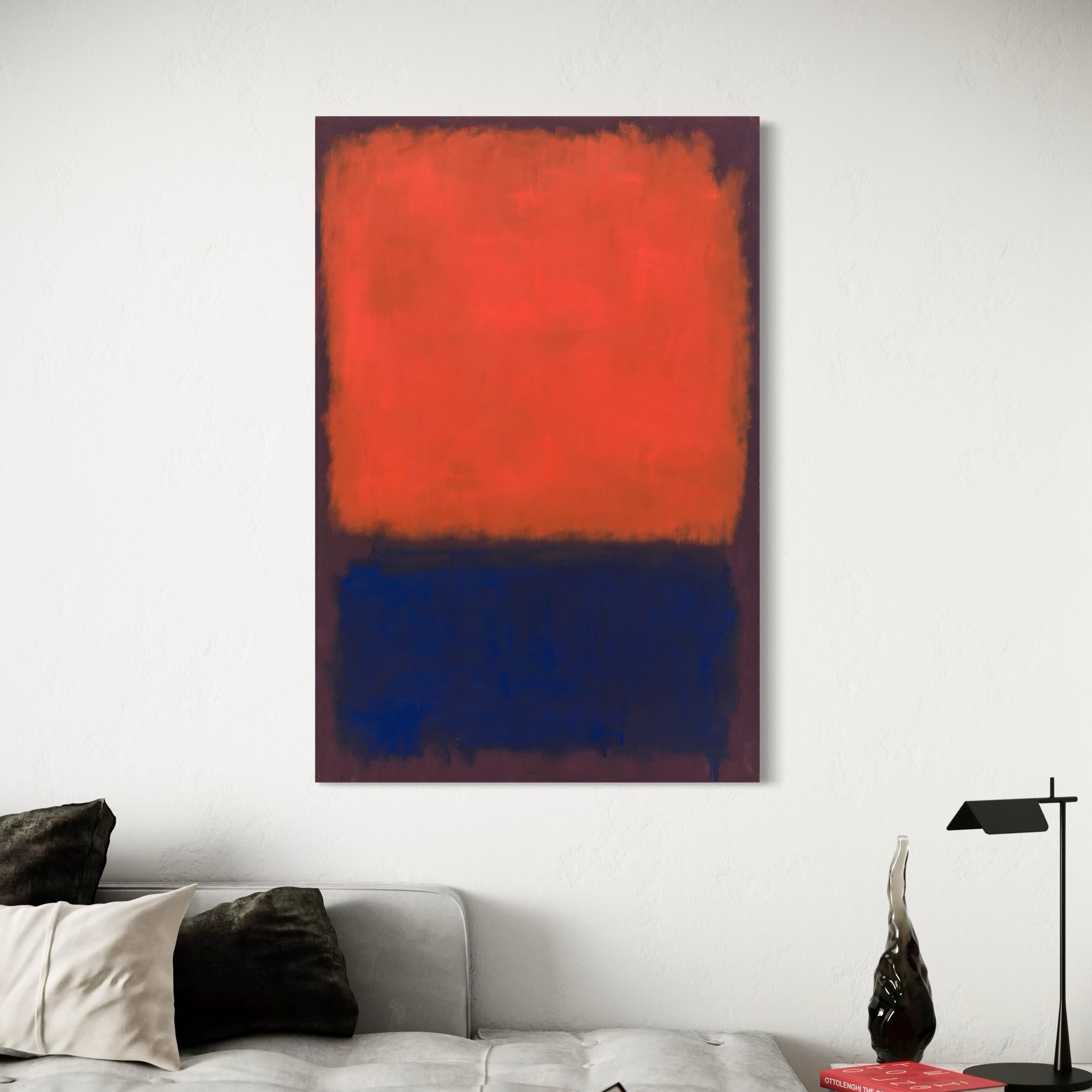Mark Rothko No. 14 Wall Art Canvas Poster Print | Modern Expressionism Abstract Reproduction