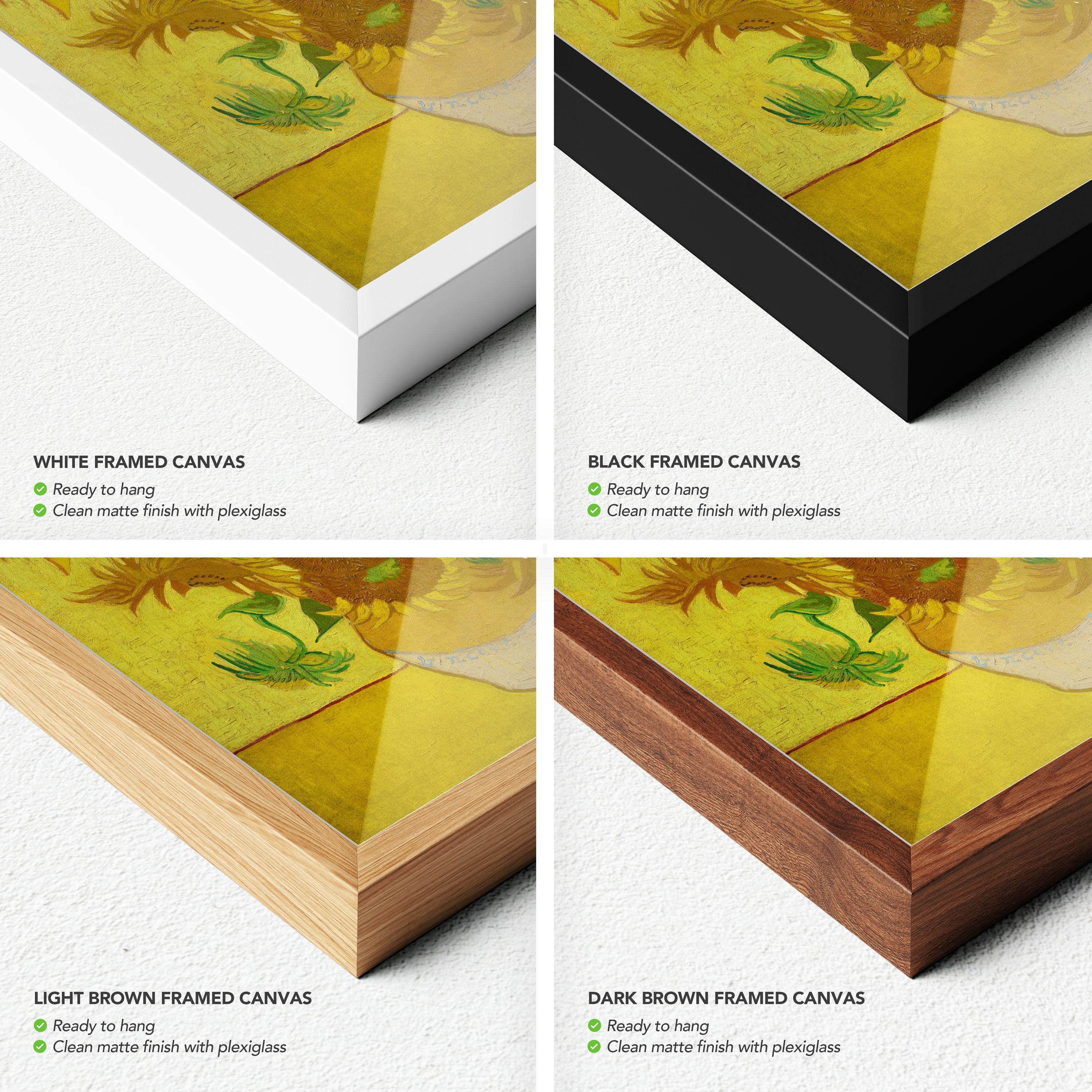 Vincent van Gogh Sunflowers | Iconic Yellow Floral Still Life | Canvas Art | Poster Print