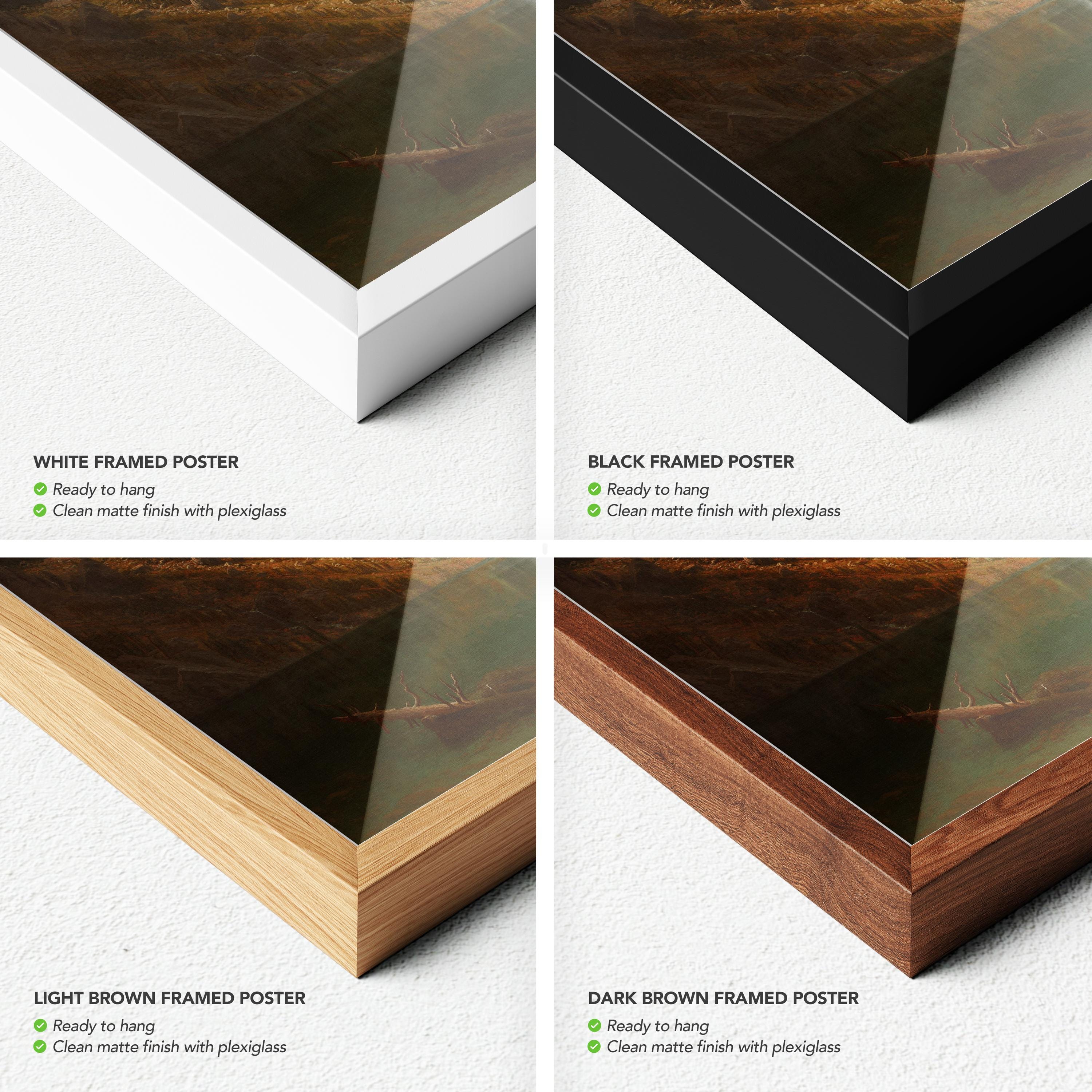 Mount Corcoran by Albert Bierstadt | Landscape Canvas Art | Poster Print