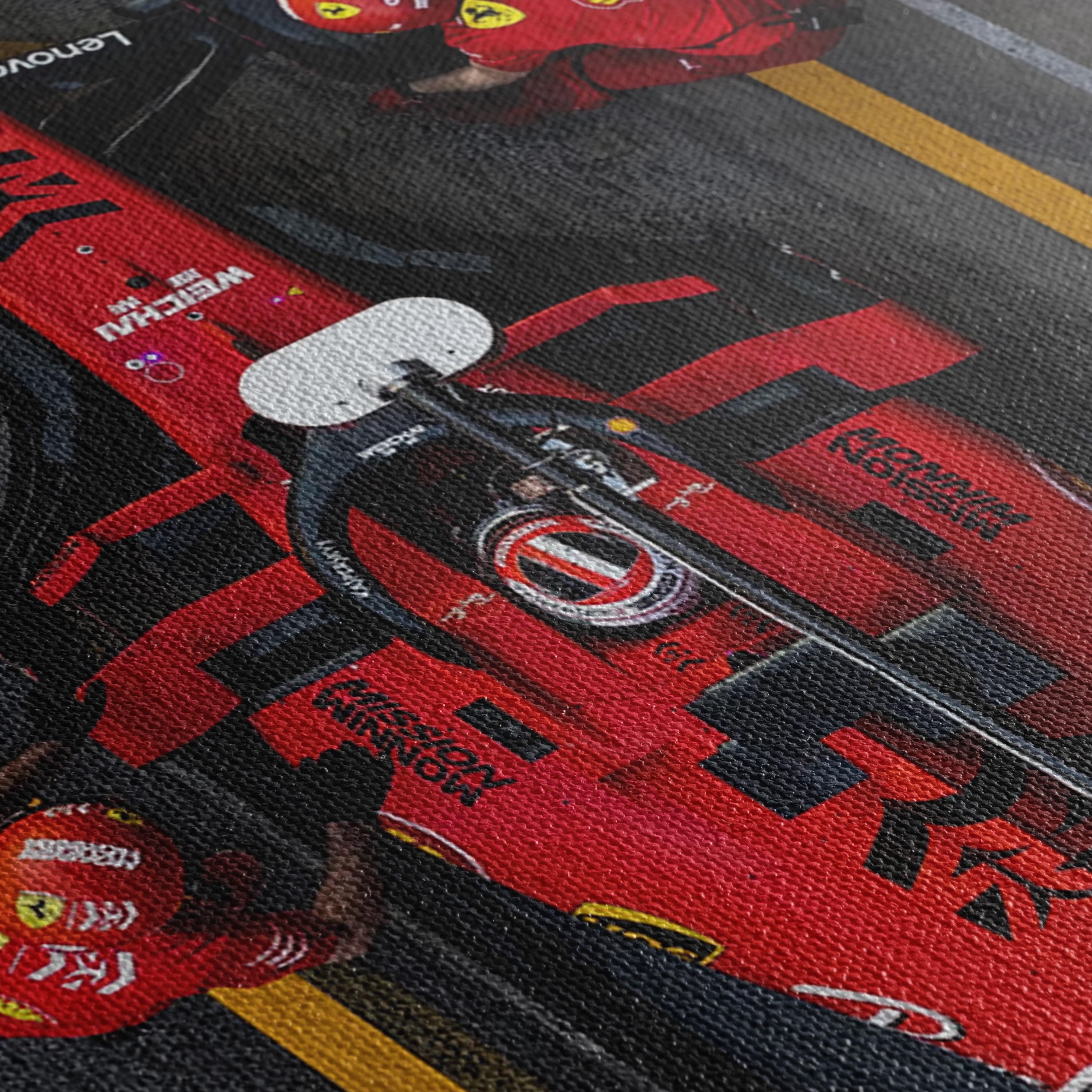 Formula F1 Motivational Motorsports Canvas Art | Poster Print