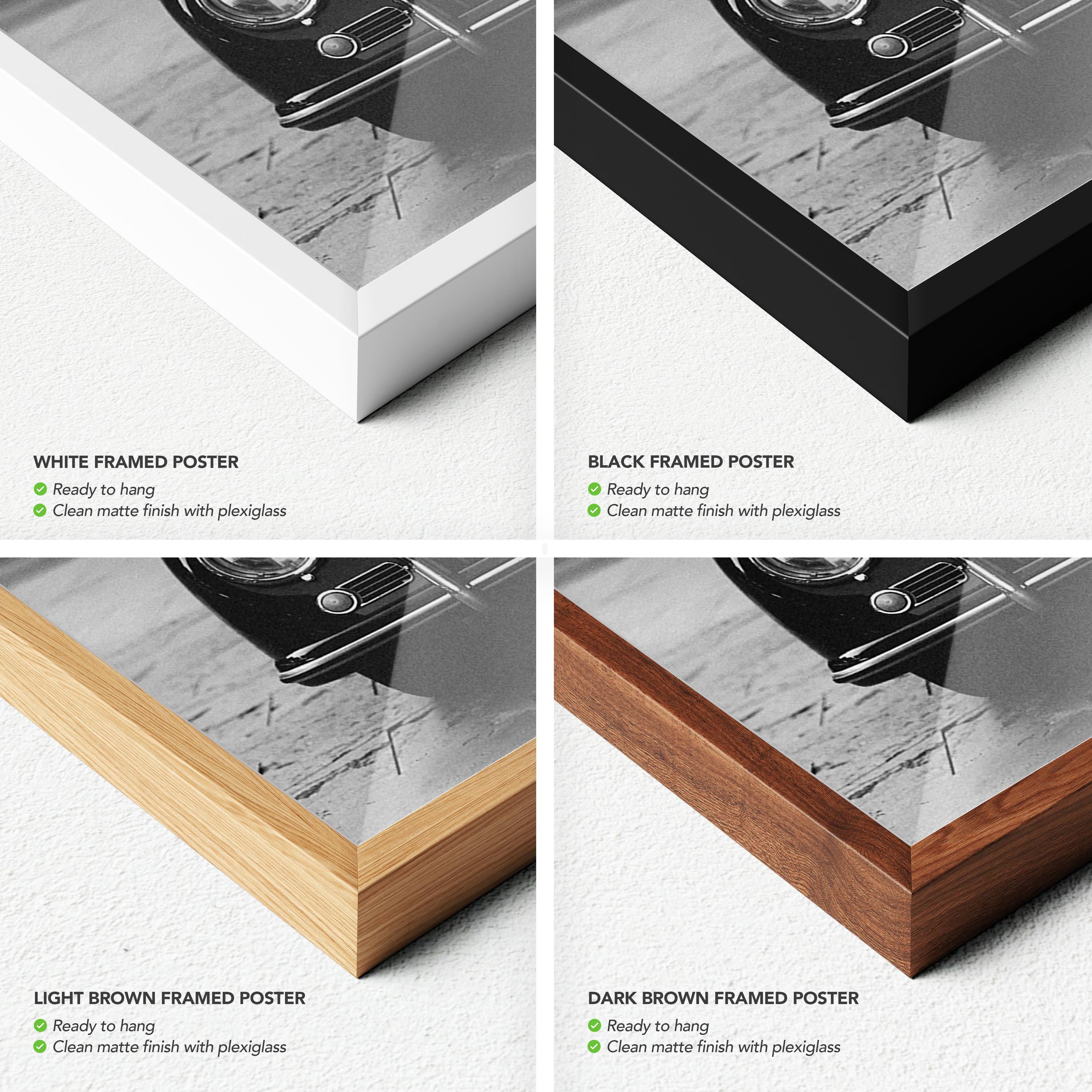 Porsche 356 Speedster | Classic Car Photography Canvas Art | Poster Print