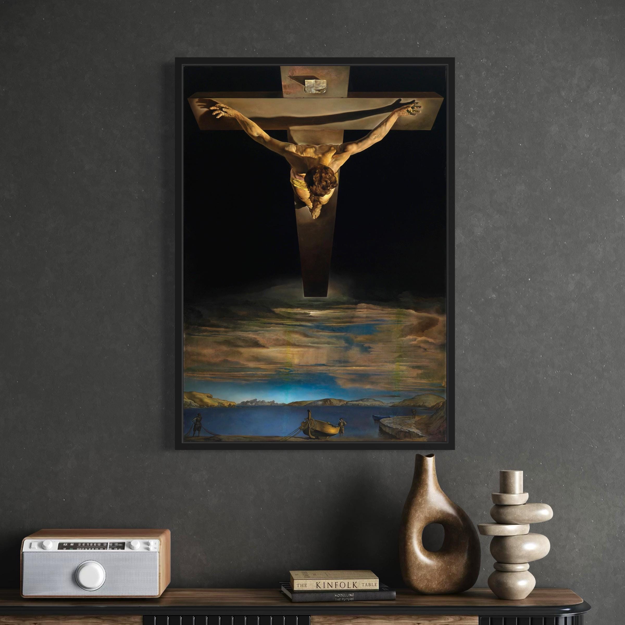 Salvador Dali Christ of Saint John of the Cross Surrealism Canvas Art | Poster Print