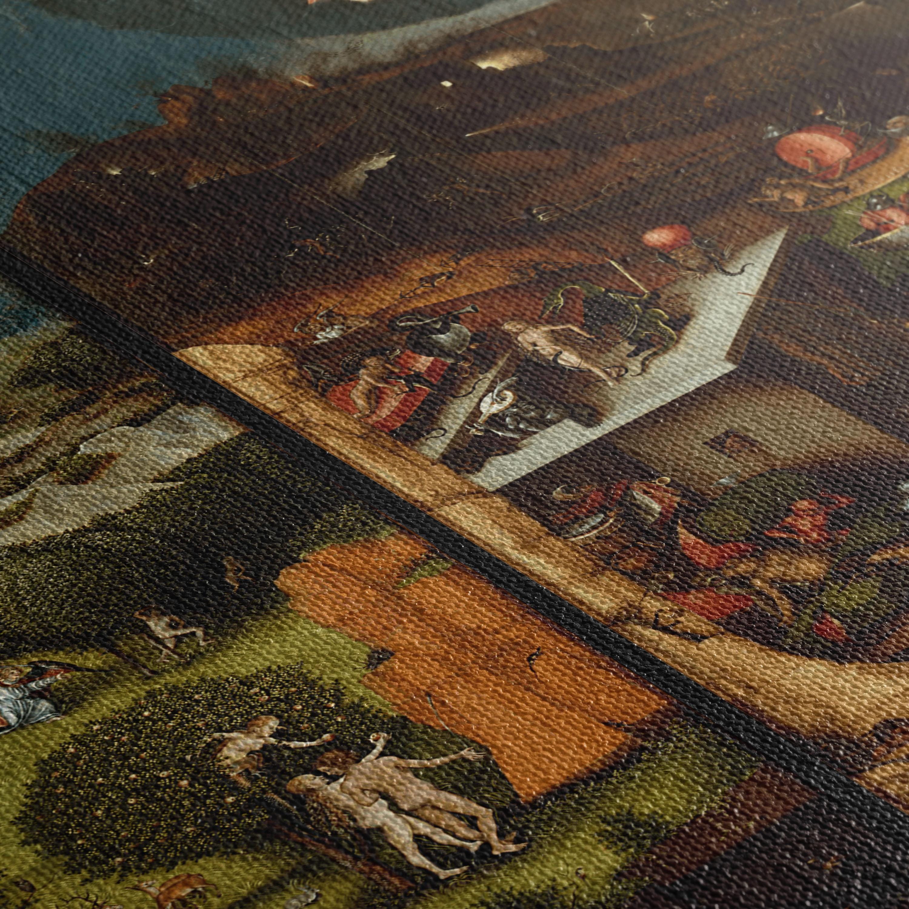 The Last Judgment Canvas Art | Poster Print | Hieronymus Bosch Renaissance Religious Artwork