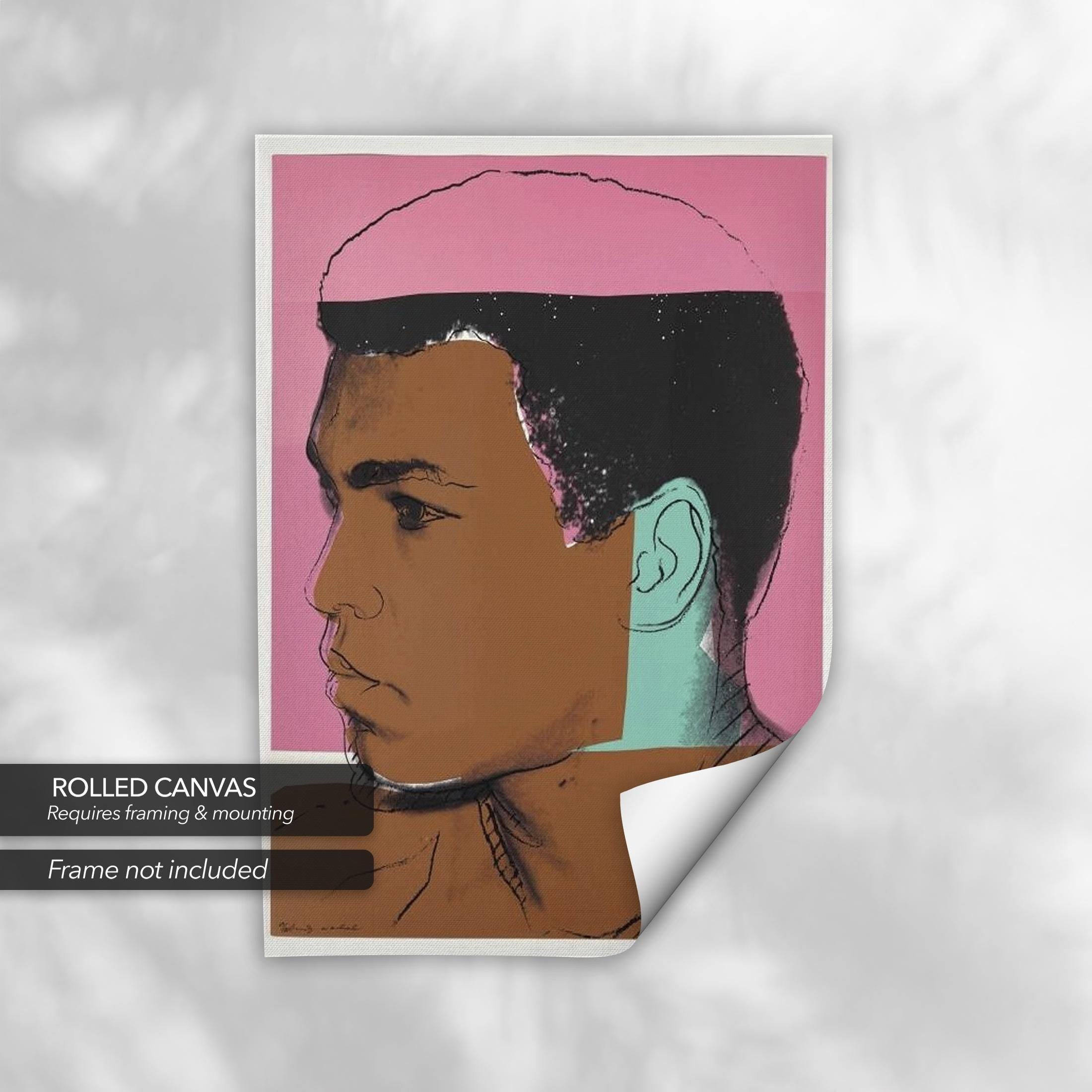 Andy Warhol Muhammad Ali, 1978 Set of 4 Pop Art Portraits Poster Prints | Canvas Wall Art