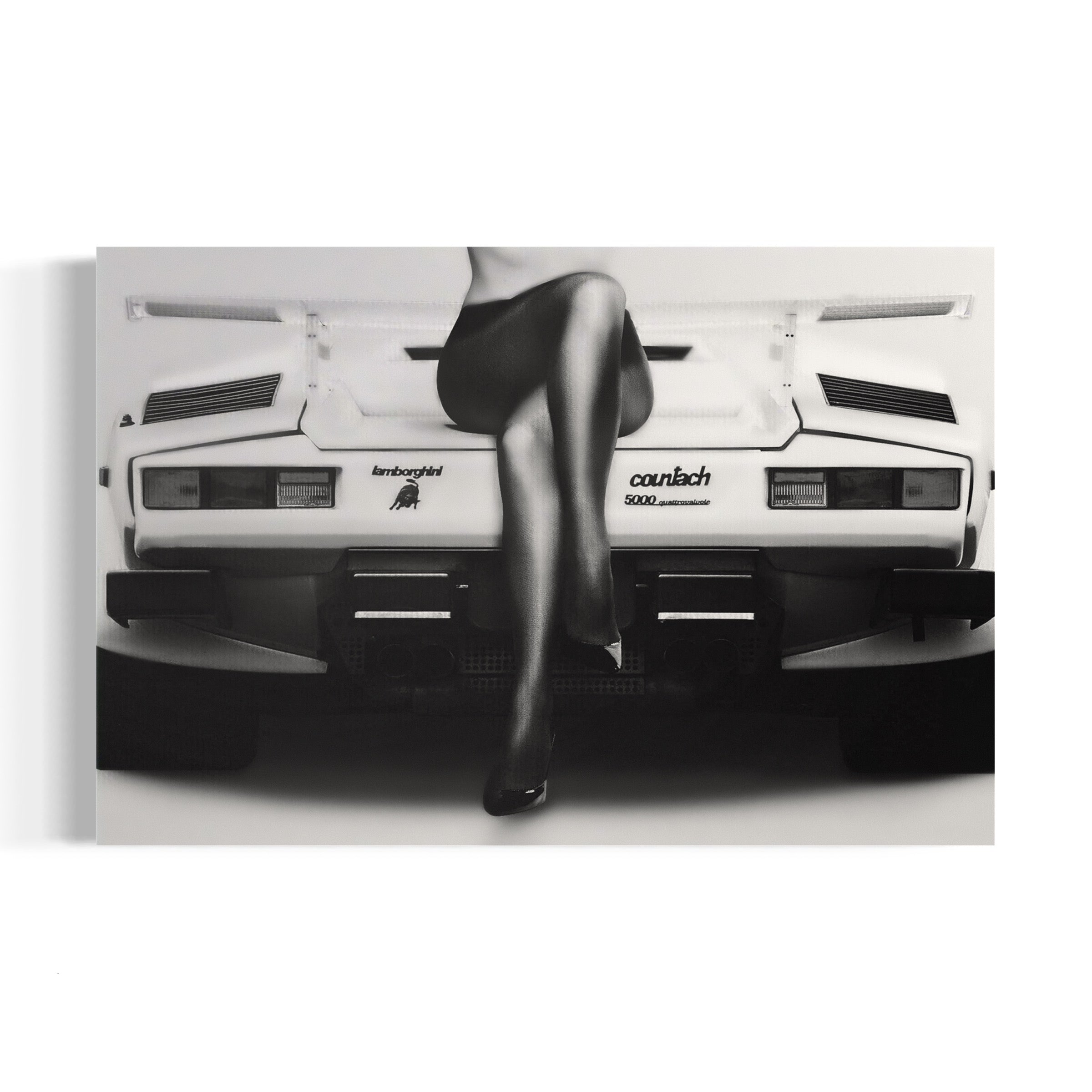 Lamborghini Girl Canvas Wall Art | Poster Print