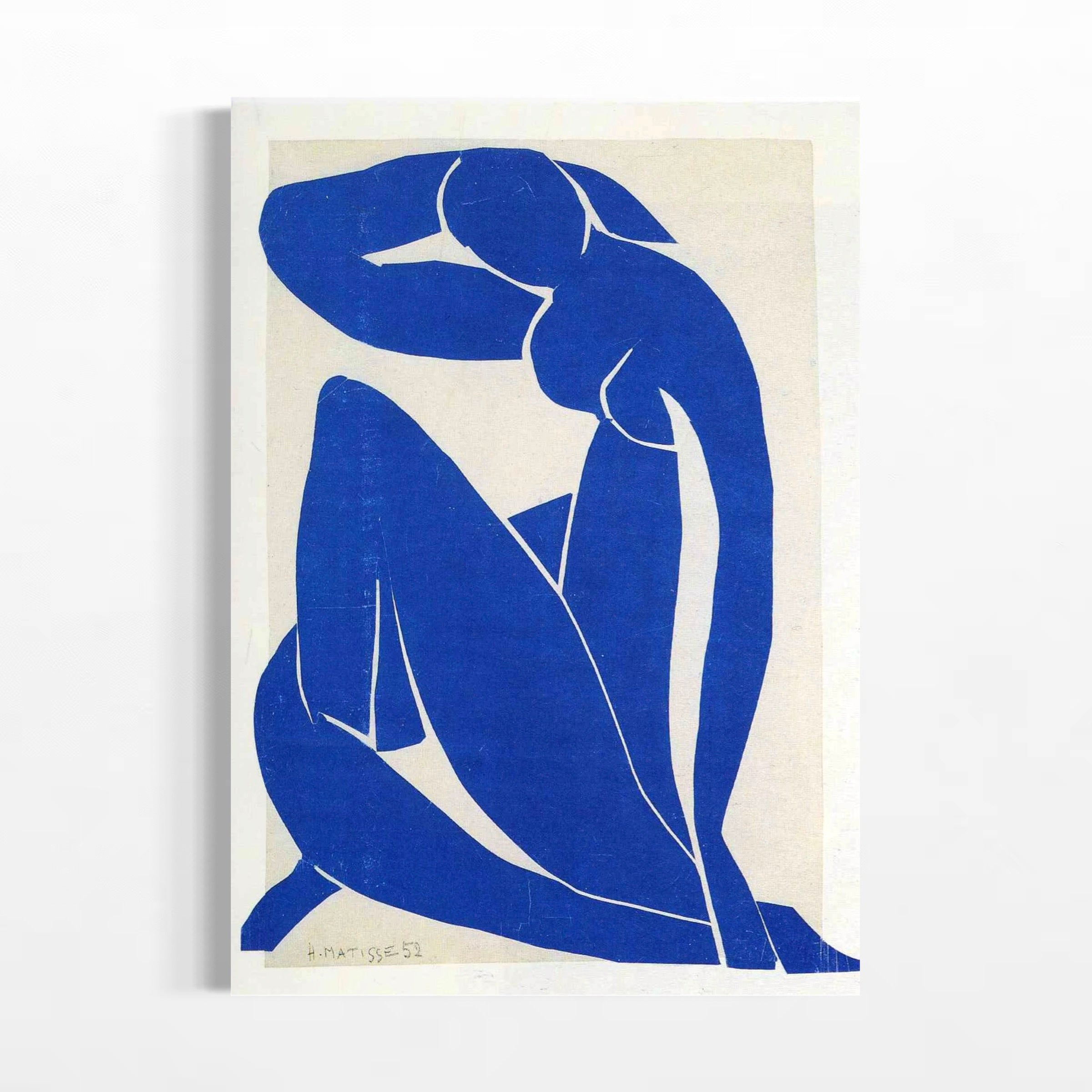 Henri Matisse Blue Nude II Cutout Style | Minimal Modern Canvas Art | Poster Print